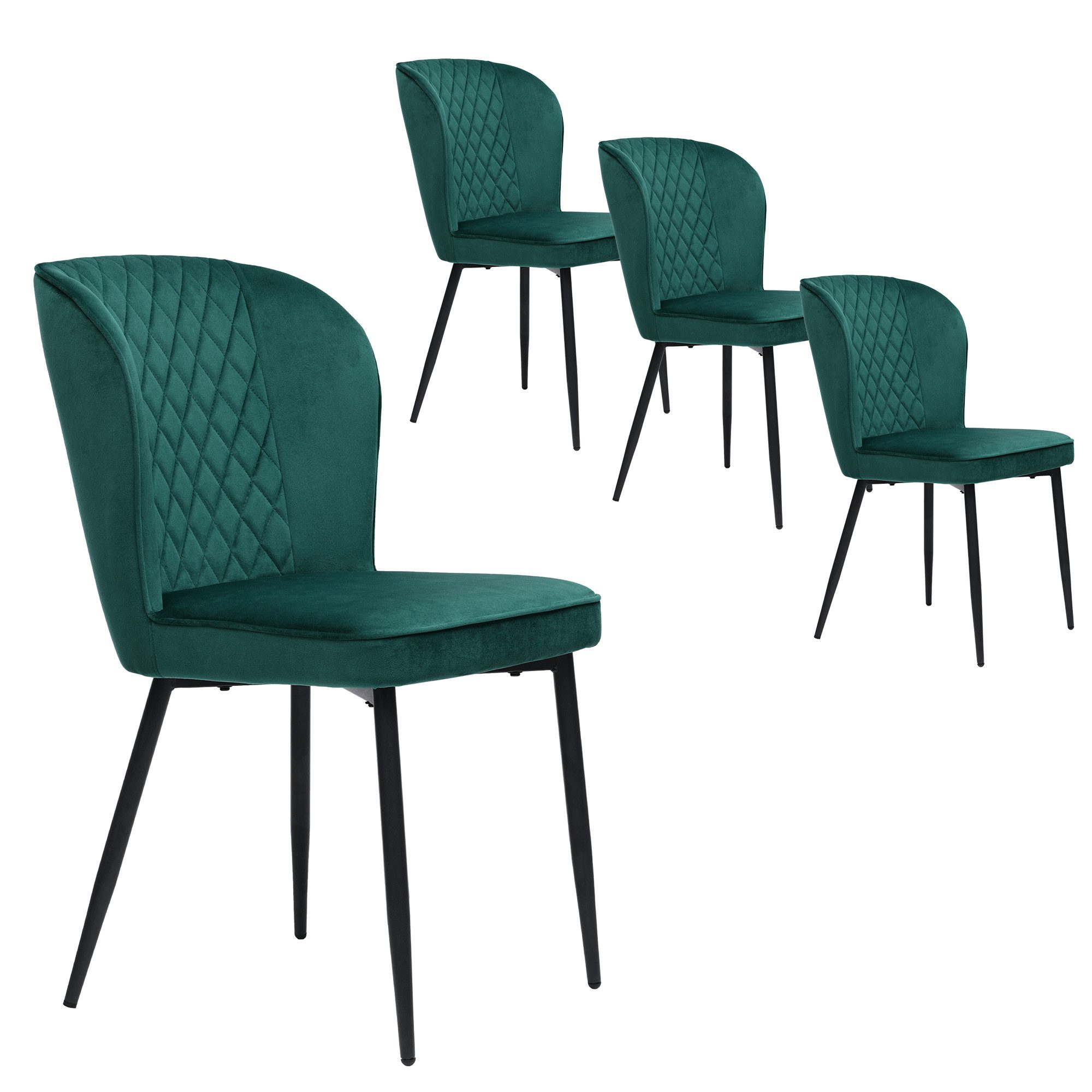 Esszimmerstuhl Polsterstuhl Design Stuhl mit Rückenlehne