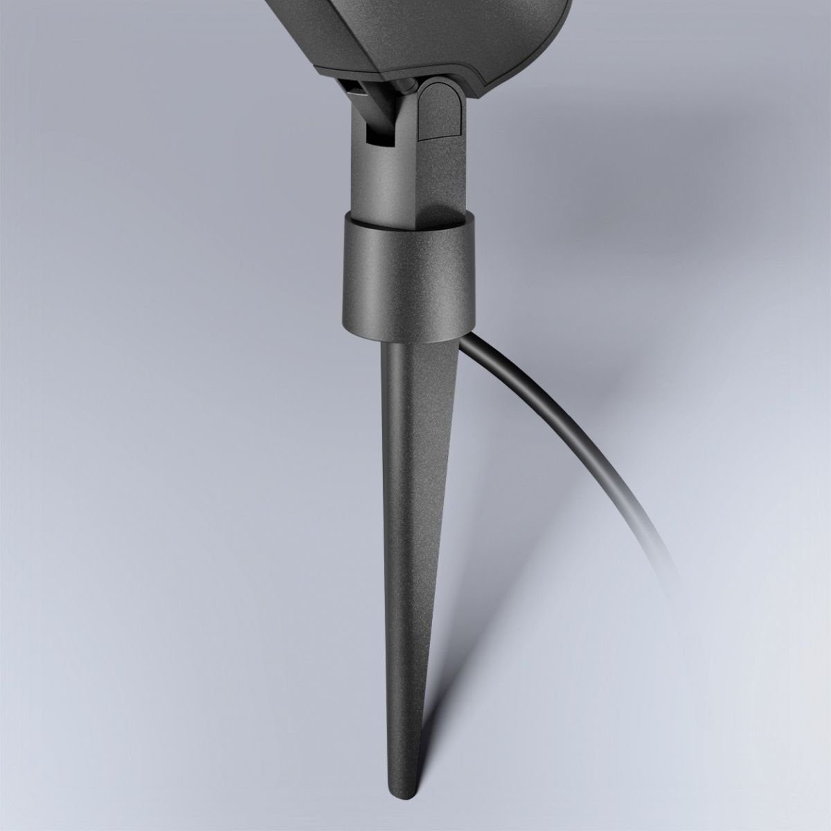 steinel Gartenstrahler Steinel Strahler Spot Garden N Anthrazit mit, Inkl. Leuchtmittel, Nicht dimmbar nicht Smart Home-fähig ohne Bewegungsmelder