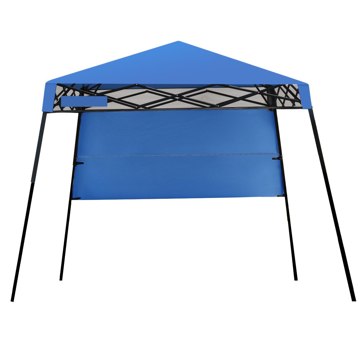 COSTWAY Faltpavillon, mit Tasche, 181x181x210cm, Blau
