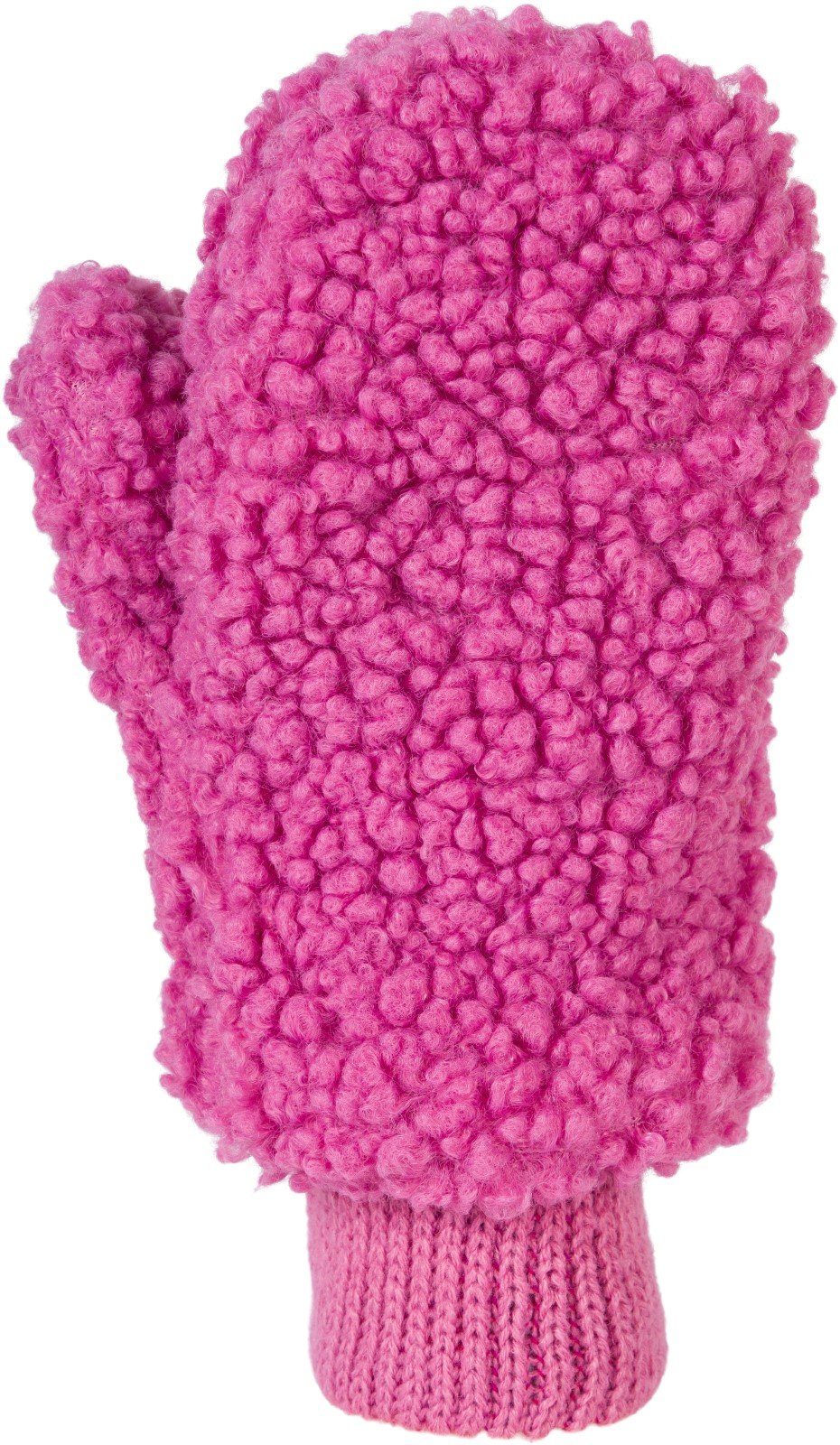 styleBREAKER Fleecehandschuhe Strick Fäustlinge Teddyfell (1-St) günstig online kaufen