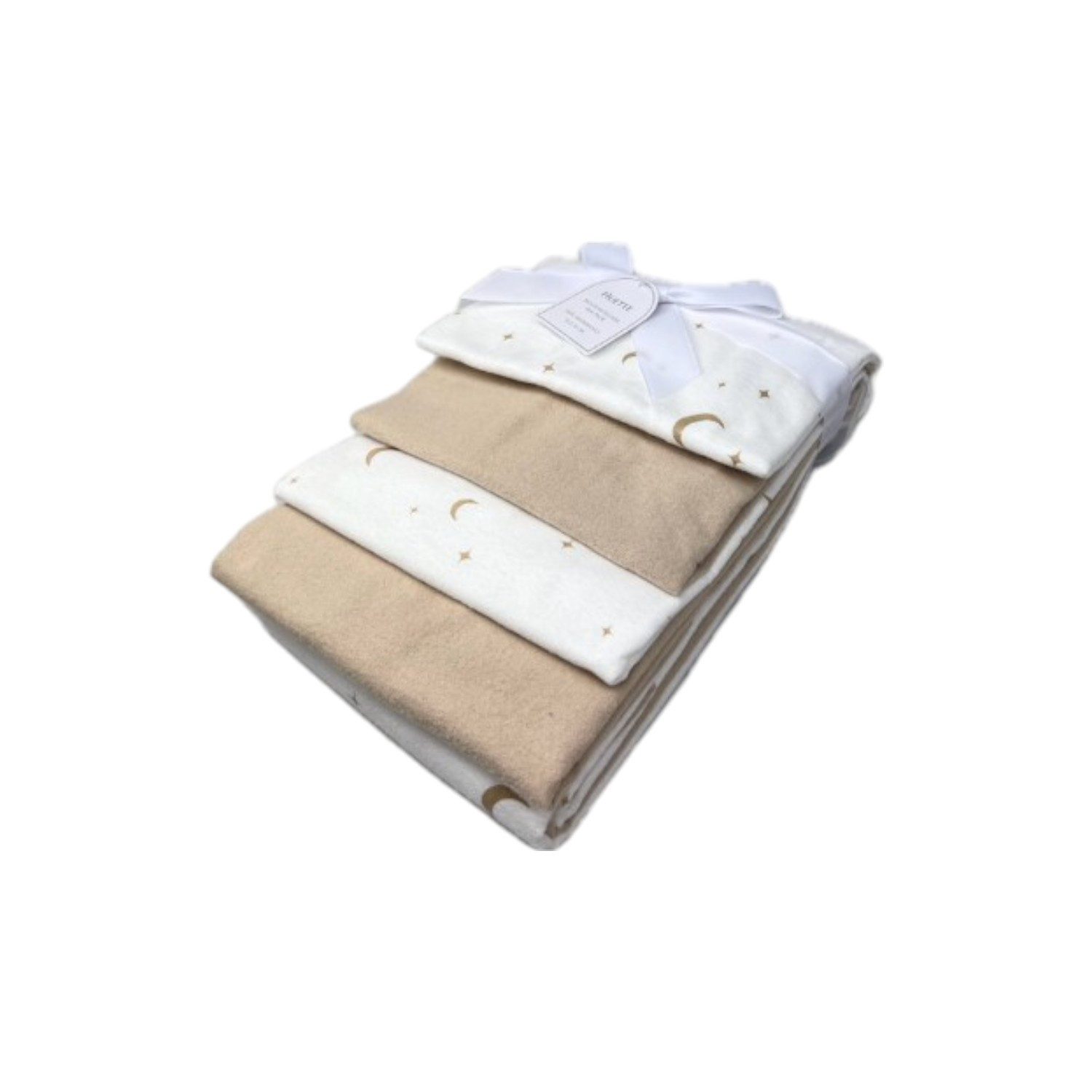 VewoTex Spucktuch 4er Pack Moltontücher » Geschenkset » Baby Spucktuch, (Set, 4-tlg., 4 Stück), 76 x 76 cm » Baumwolle » leichte Decke & Stilltuch » Baby Starter-Set