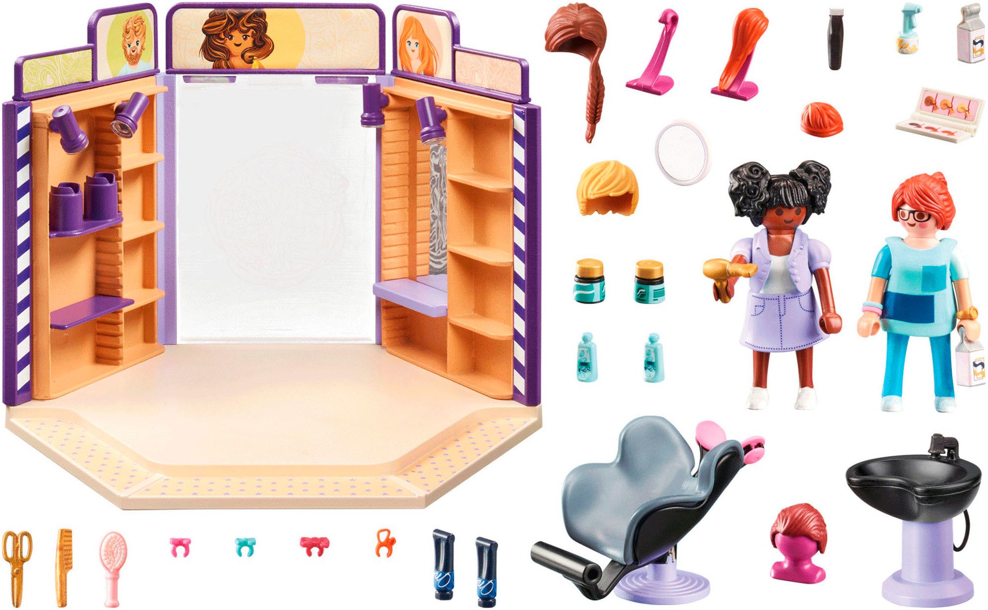 Playmobil® Friseursalon (71535), My Life Konstruktions-Spielset, (80 St), M günstig online kaufen