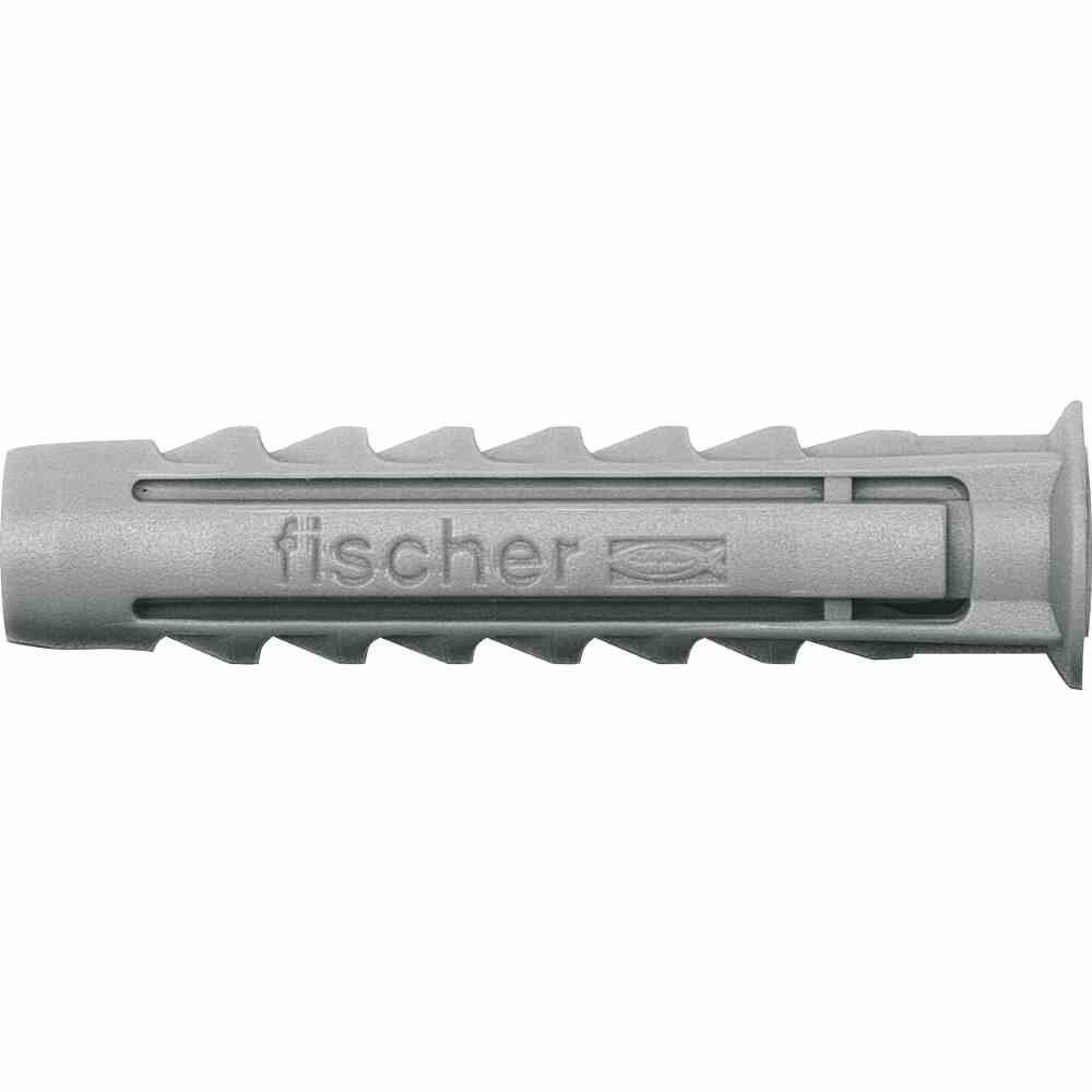 fischer Universaldübel SX 10 Nylon Spreizdübel mit Rand, *** packweise! ***, 50 Stück