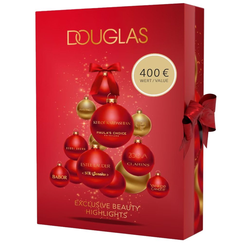 Douglas Календари Douglas Exclusive Beauty Календари 2025 – 24 Highlights (24-tlg), Warenwert 400  – 24 exklusive Highlights aus Pflege, Duft & Make-up