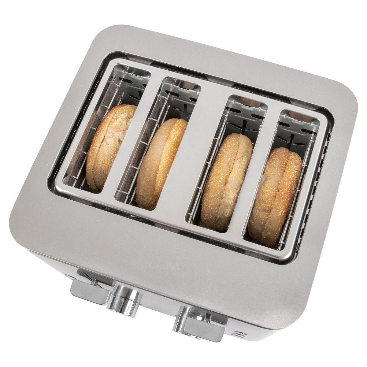 ProfiCook getrennte 4 Toaster 1252, Toaster Scheiben, 2 Bedienelemente PC-TA