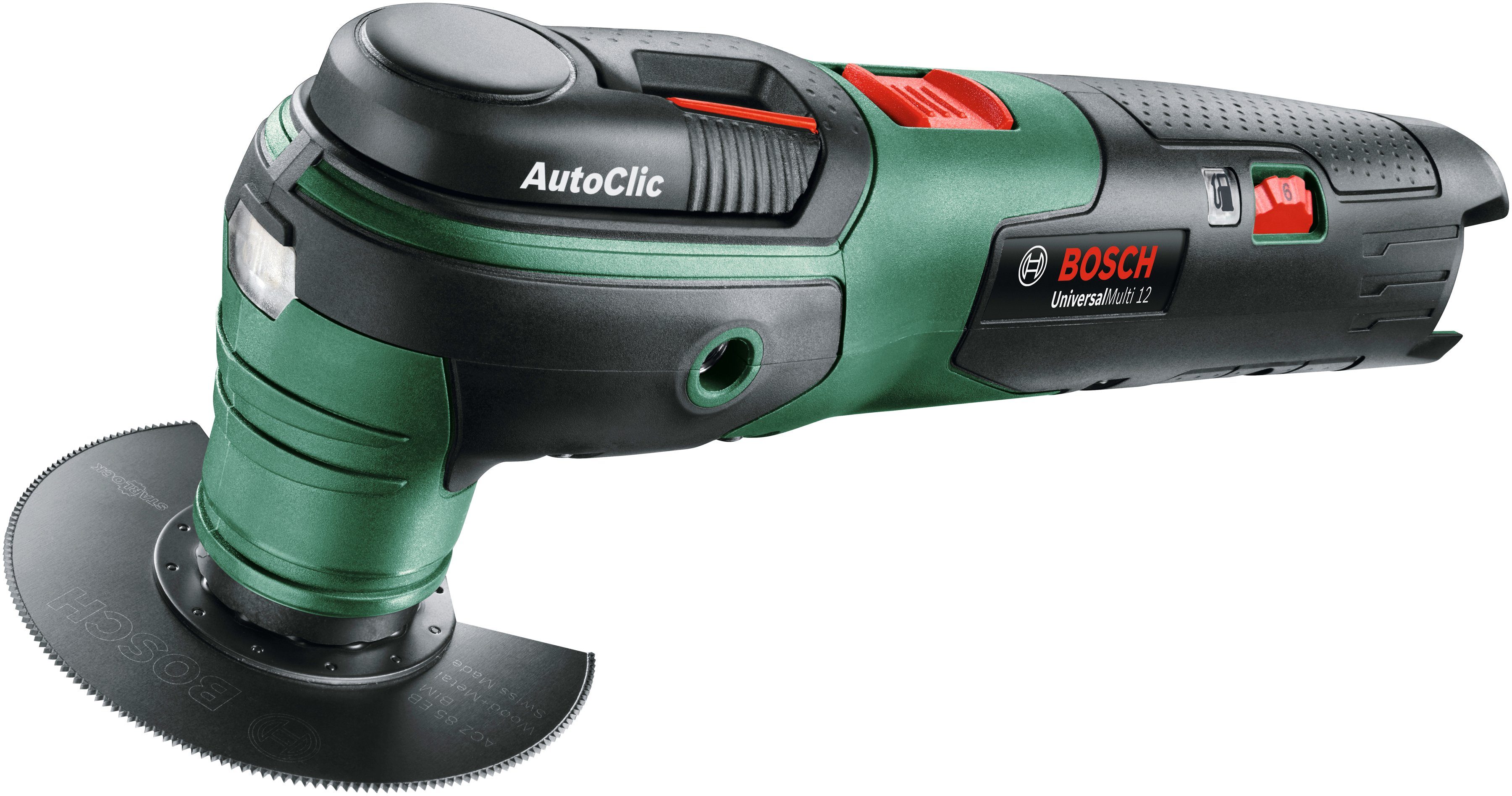 Bosch Home & Garden Akku-Multifunktionswerkzeug UniversalMulti 12, 12 V, Set, 12 V, ohne Akku und Ladegerät