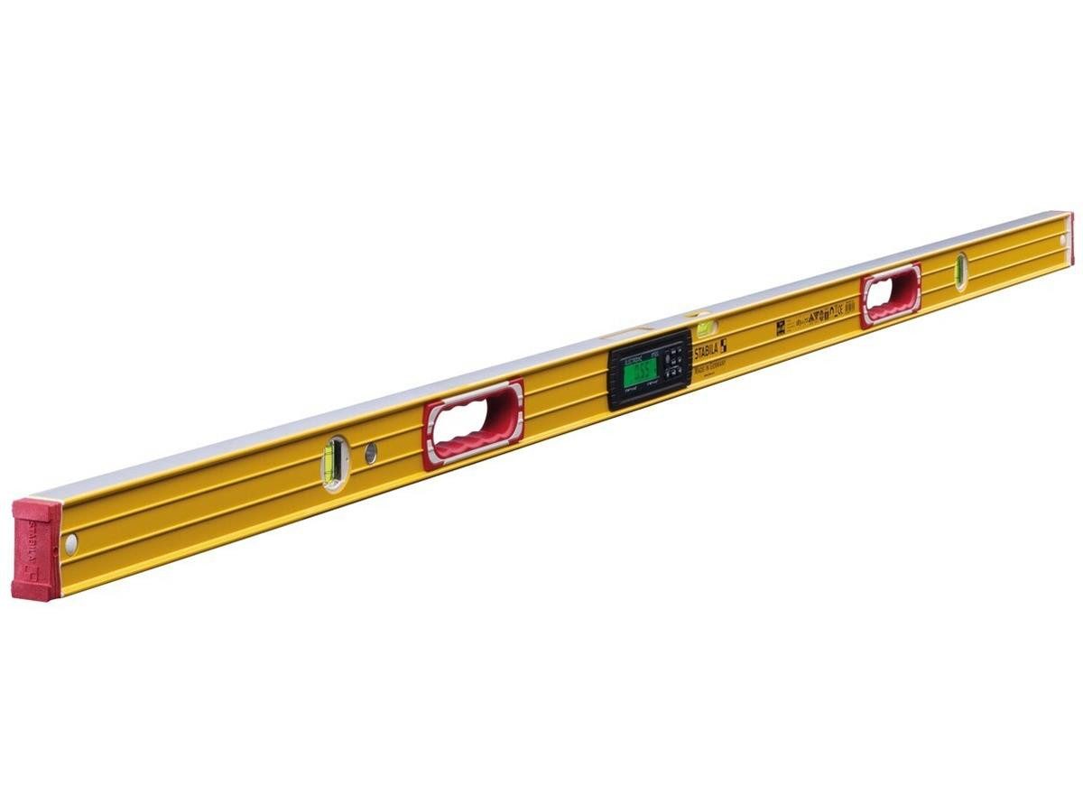 Stabila Wasserwaage TECH 196, 183 cm, Magnetisch, inkl. Endkappen mit Rutsch-Stopper