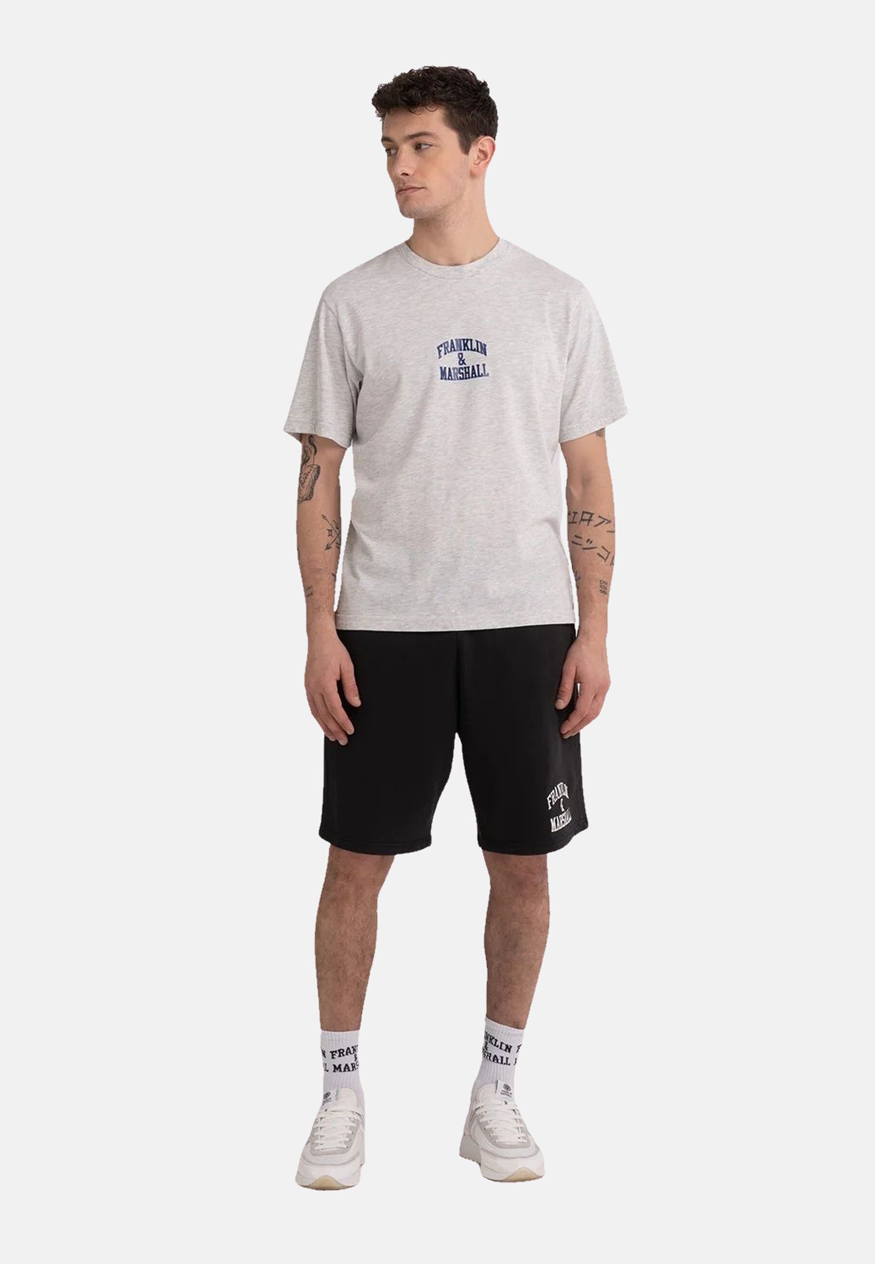 Franklin & Marshall T-Shirt Shirt Kurzarmshirt mit Rundhalsausschnitt und (1-tlg., 1)