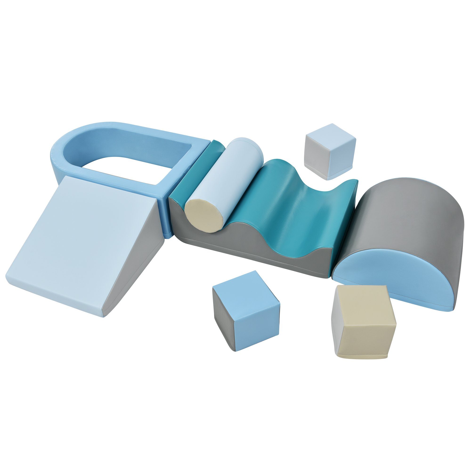 Merax aus Schaumstoff, Softbausteine zum Toben und Klettern Конструктора, (9 St), Schaumstoffsteine, Riesenbausteine