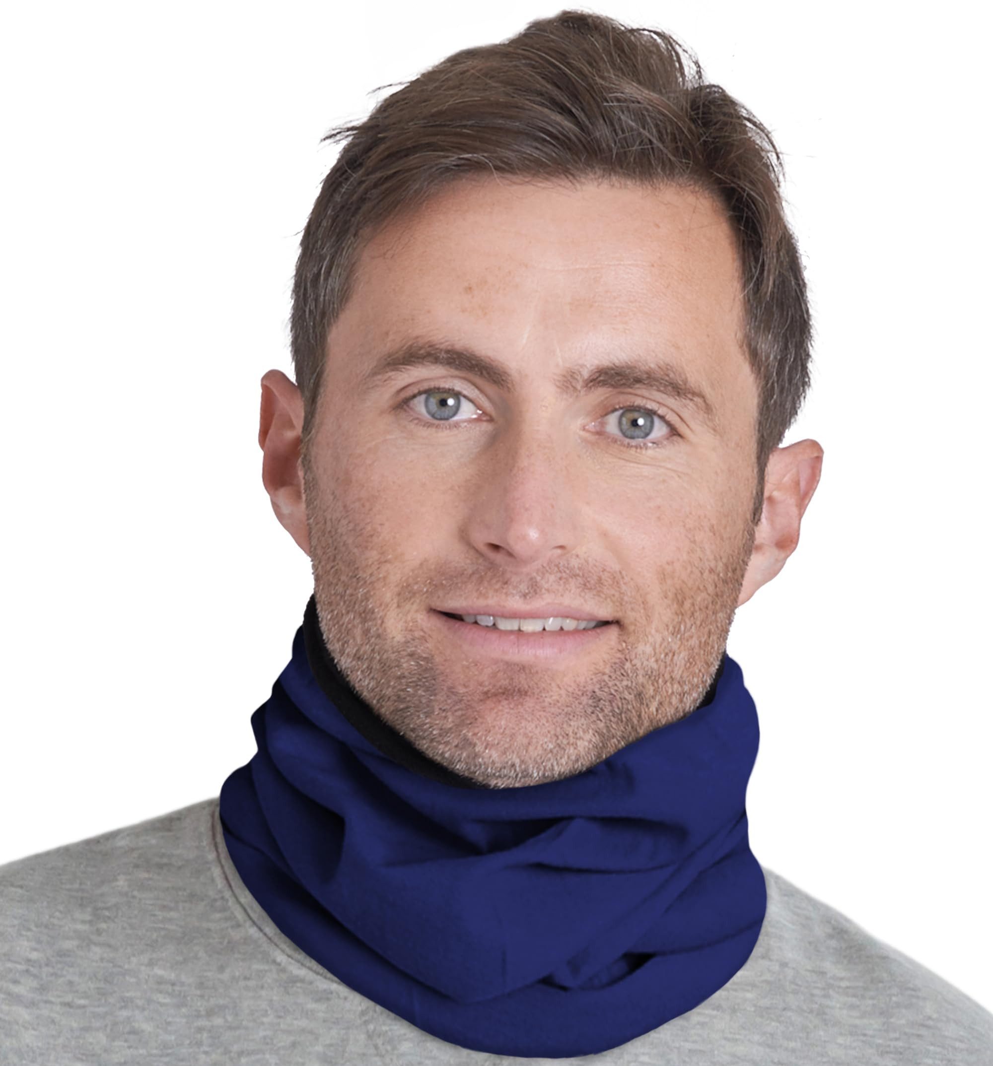 Halswärmer Schlauch Schal Schlauchschal für Damen und Herren Loop Schal
