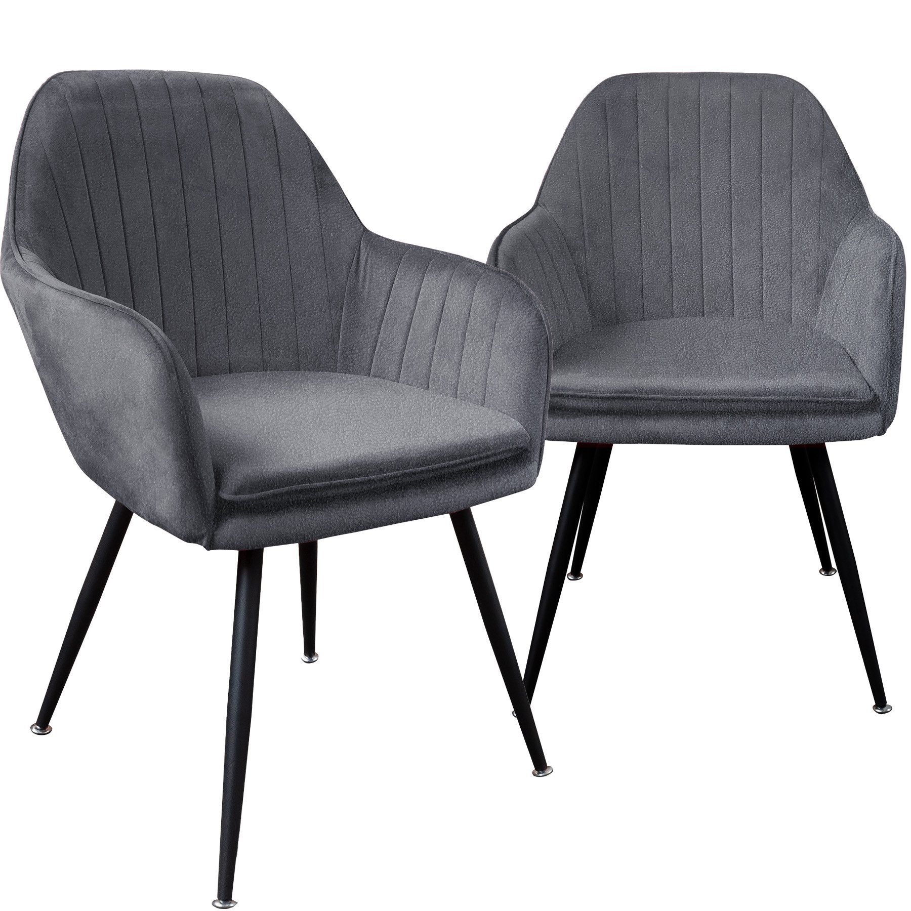 TRISENS Esszimmerstuhl Gloria (Stück, 2 St), Essstuhl mit abgestepptem Samt günstig online kaufen