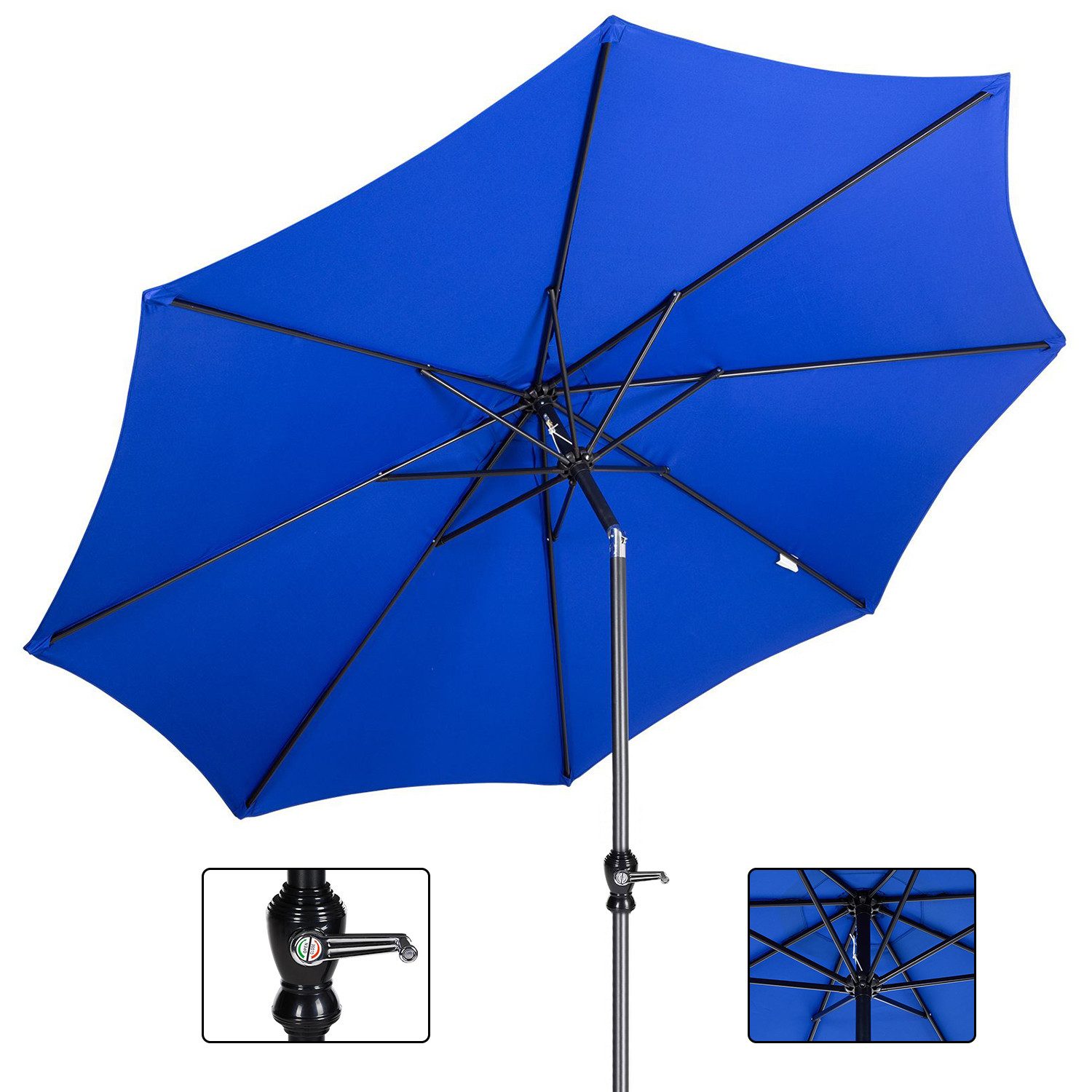 DUMOS Sonnenschirm Ø 274 cm Strand günstig online kaufen