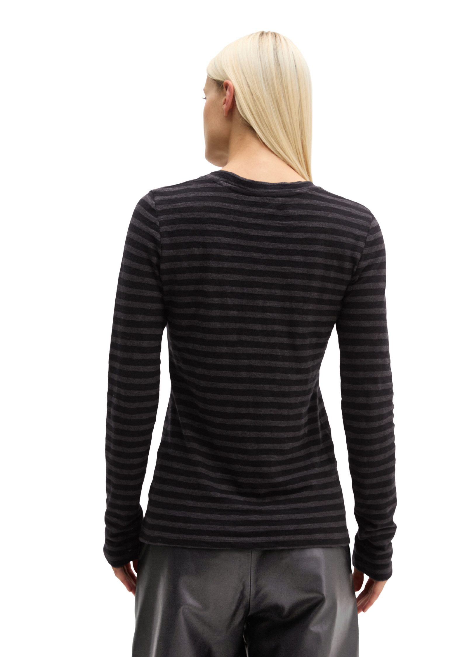 Marc O'Polo Langarmshirt aus weichem Slub-Jersey – Bild 3 von 5