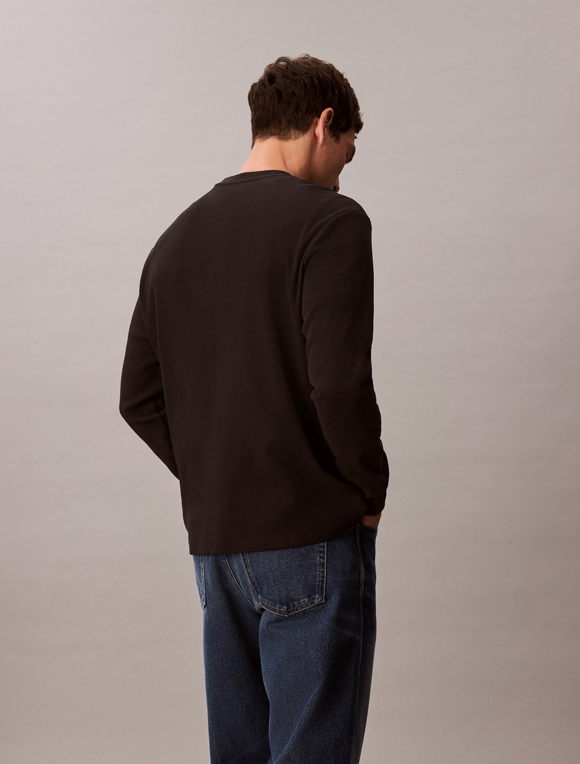 Calvin Klein Jeans Langarmshirt Mit Rundhalsausschnitt