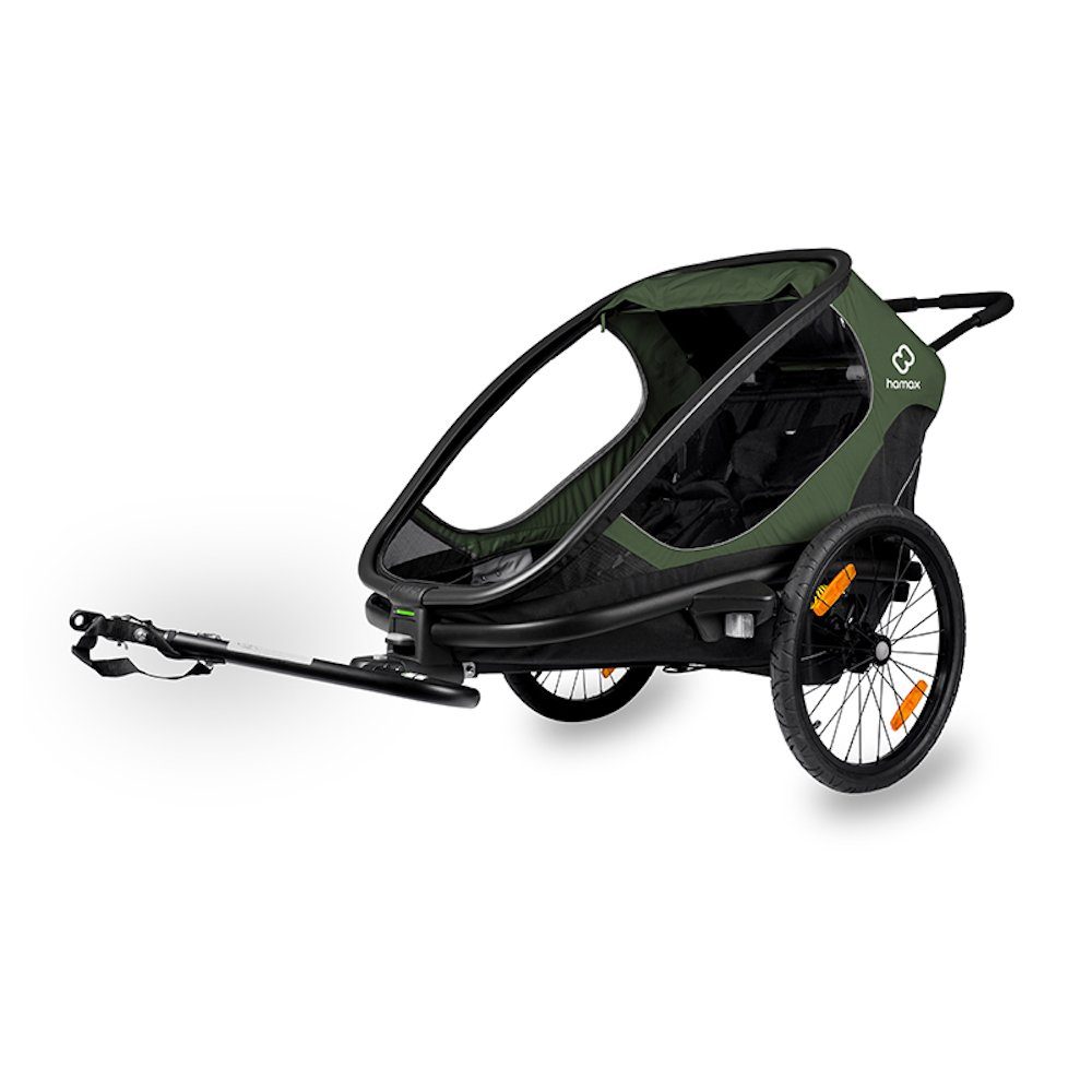 Hamax Fahrradkinderanhänger Outback Fahrradanhänger für 2 Kinder