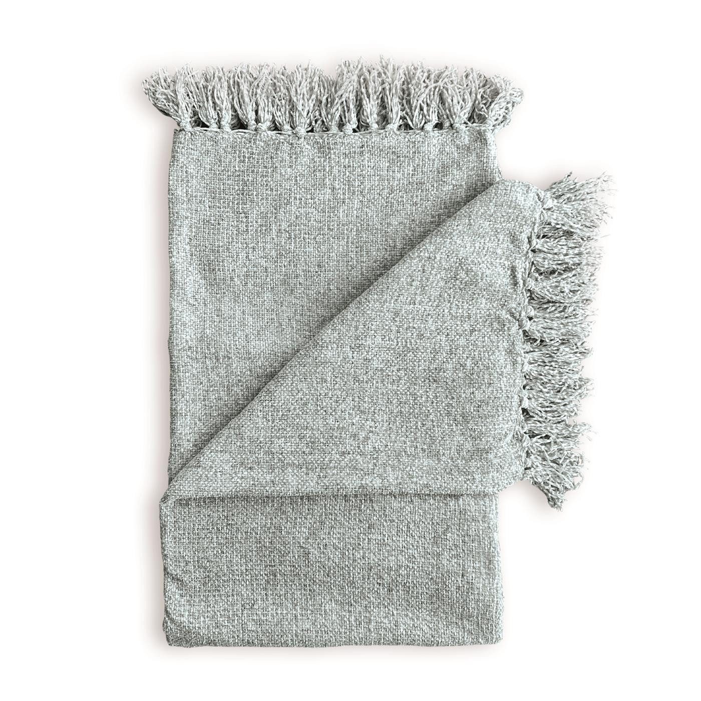 Wolldecke Ciniglia Tagesdecke 140x200 Mint Green Kuscheldecke 140x200 Mint-Gree, ZO HOME, Kuscheldecke Tagesdecke