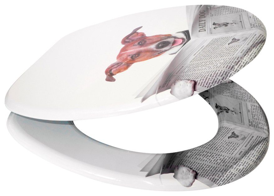 Sanilo WC-Sitz Newspaper, mit Absenkautomatik günstig online kaufen