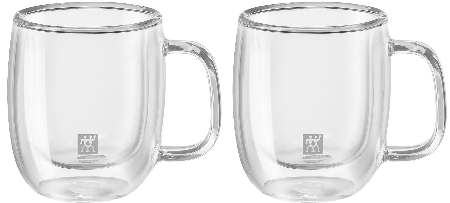 Zwilling Espressoglas Sorrento Plus, 2-tlg., Borosilikatglas, Doppelwandig, Borosilikatglas, 2-tlg., je 80 ml