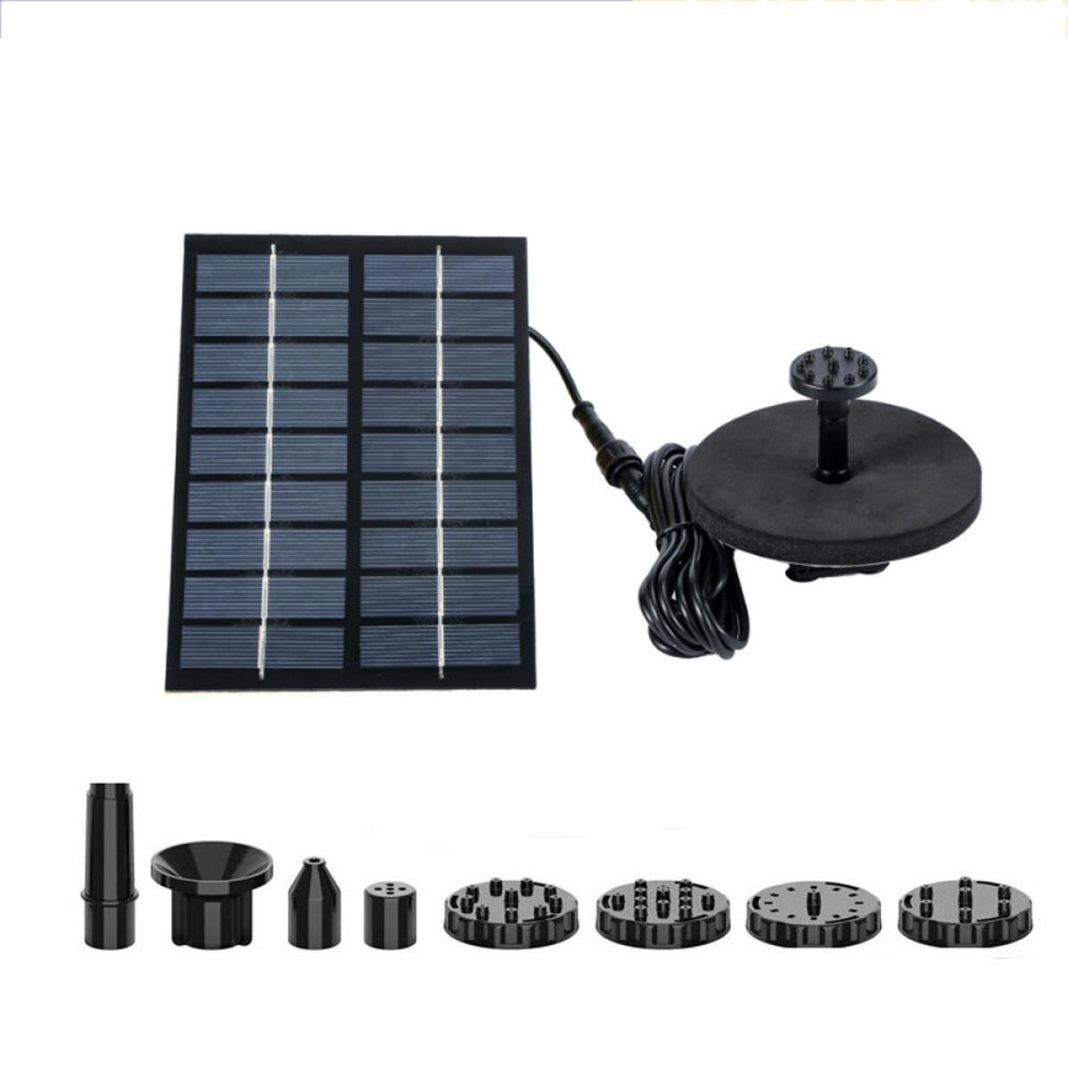 FELIXLEO Solarpumpe Solar Springbrunnen Außen 25W Solarpumpe Teich Garten Vogelbad (1-tlg)