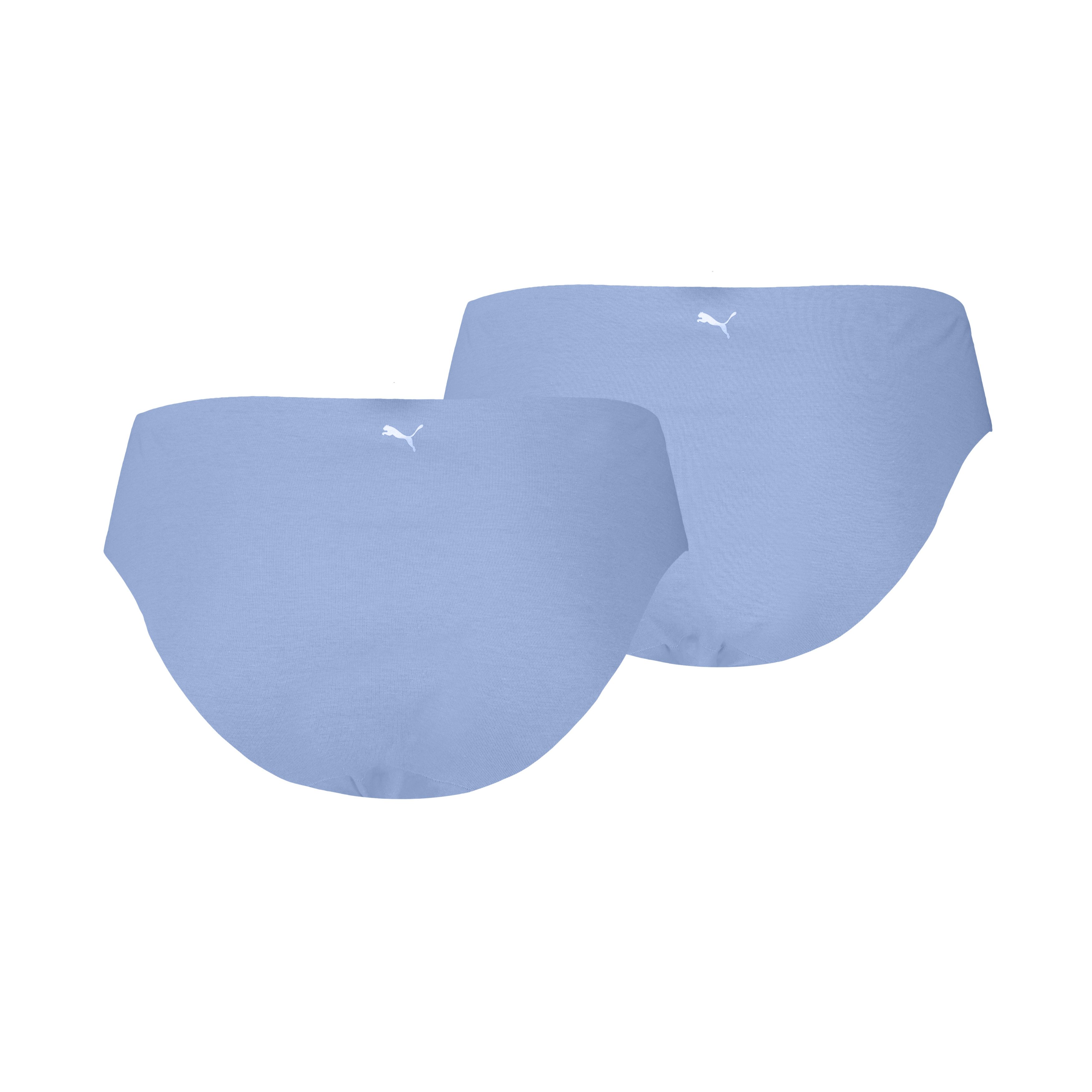 PUMA Slip PUMA WOMEN INVISIBLE COTTON BRIEFS 2P (2er Pack) nahtlose Ränder für eine unsichtbare Passform