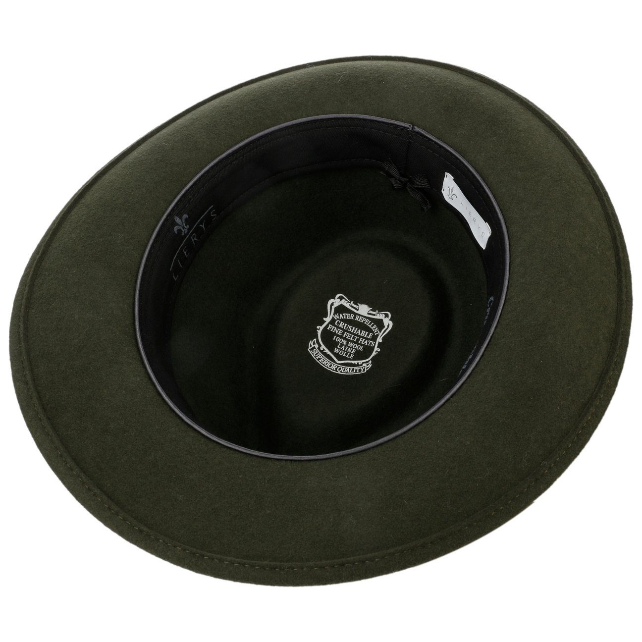 Lierys Filzhut (1-St) Wollfilz mit Ripsband