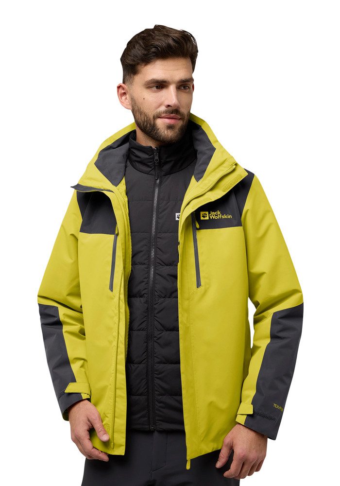 Jack Wolfskin 3-in-1-Funktionsjacke JASPER 3IN1 JKT M wasserdicht, winddich günstig online kaufen