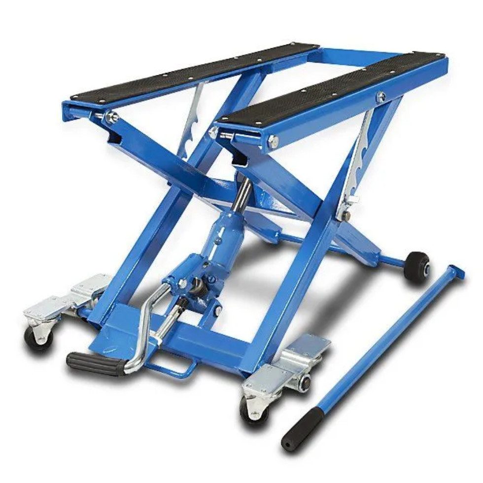 ConStands Motorradheber - Motorrad Hebebühne Hydraulisch XL 500kg Scherenheber Hydraulik-Lift
