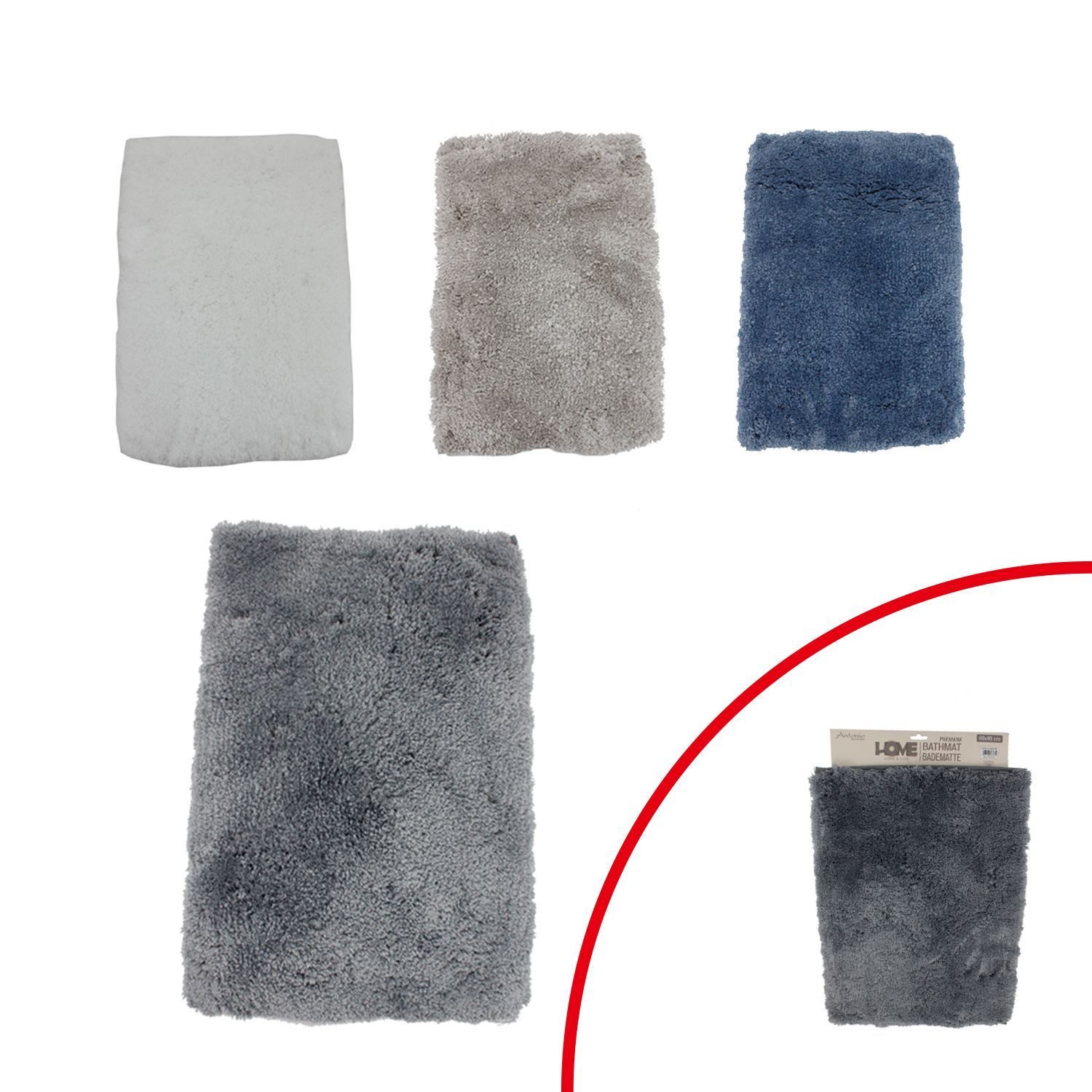 Antonio Badematte Badvorleger 60 x 40 cm » Badezimmer Teppich Vorleger extr günstig online kaufen