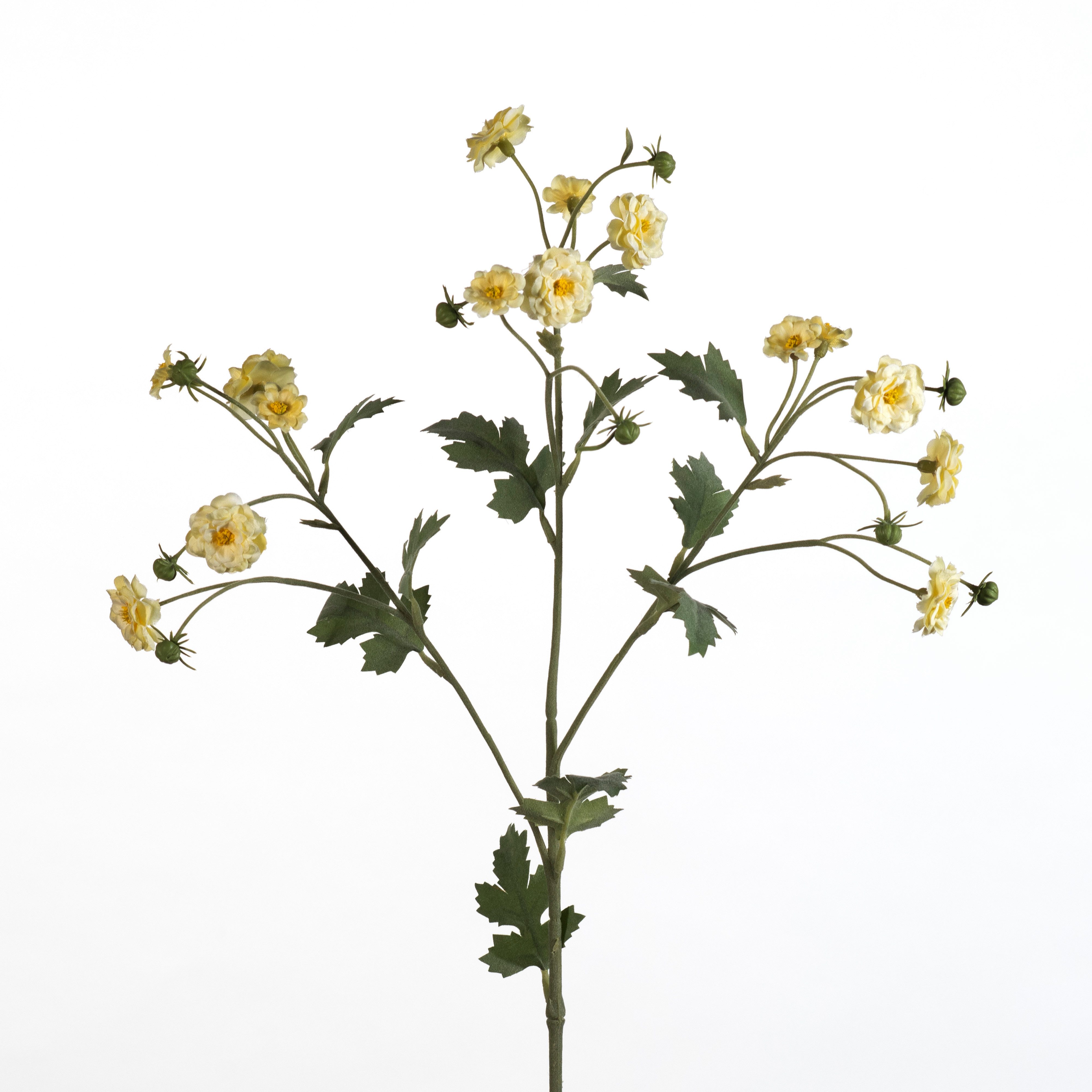 Kunstblume Kunststielblume TANACETUM gelb 65 cm, Goods NL, Höhe 65 cm