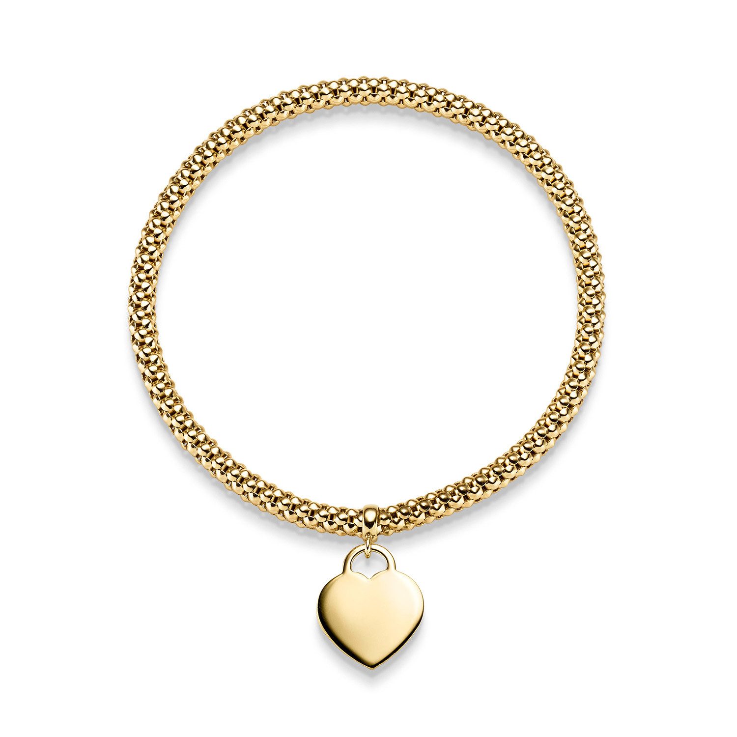 Goldarmband Goldkette Armkette Breite 4,0mm - 585-14 Karat Innendurchmesser 50mm