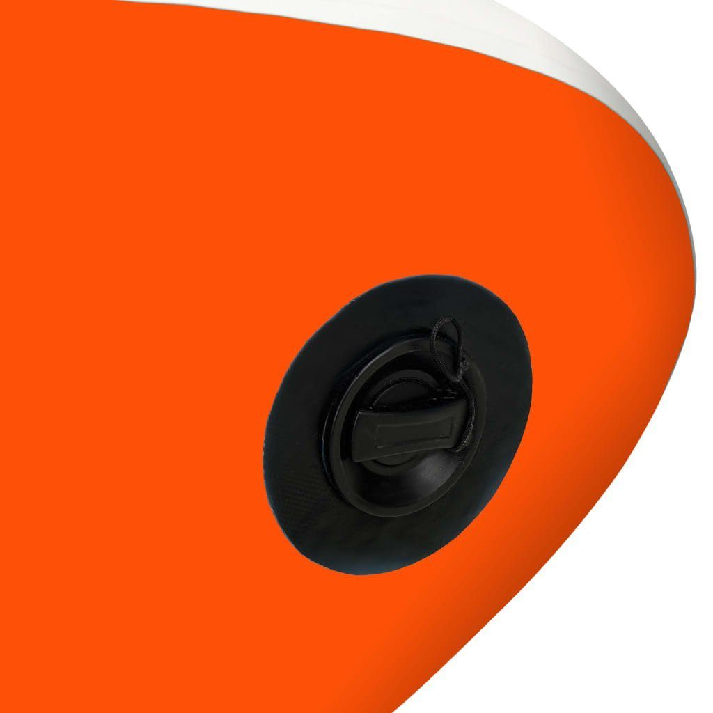 Aufblasbares Orange vidaXL cm Board Up Stand 305x76x15 Schlauchboot DOTMALL Set Paddle