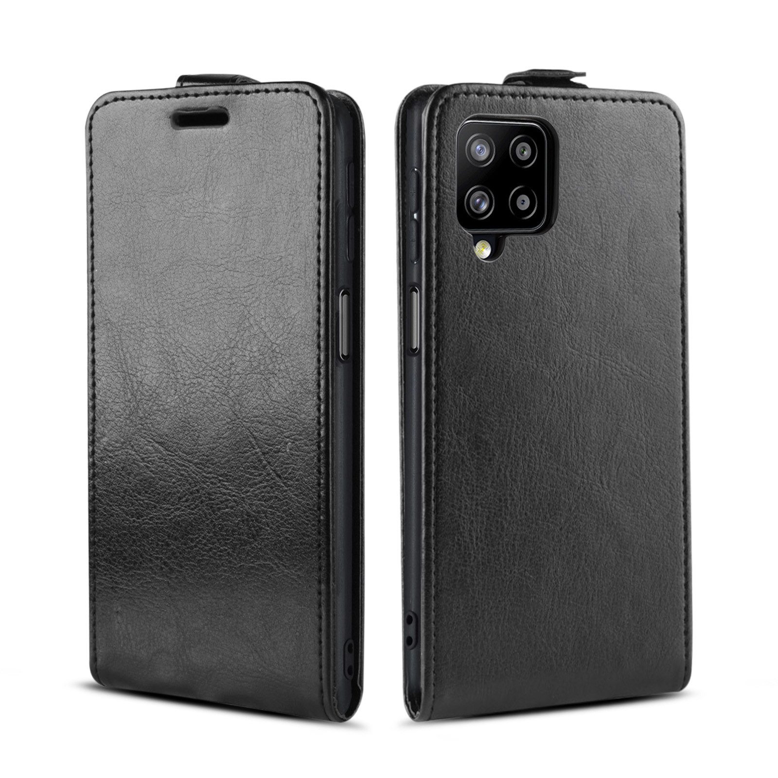 Tec-Expert Handyhülle Klapp Hülle für Samsung Galaxy A22 6.4 Zoll, 6.4", Tasche Klapphülle Case mit Kartenfach Fliphülle vertikal