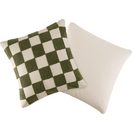 homsy by Ana Johnson Dekokissen Chessley, 3D-Optik aus Baumwolle, Zweiseitiges Design, 1er Pack, ohne Füllung