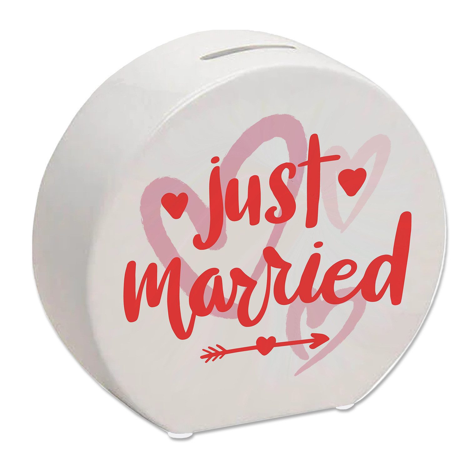 speecheese Spardose Just married Hochzeit Spardose mit Spruch