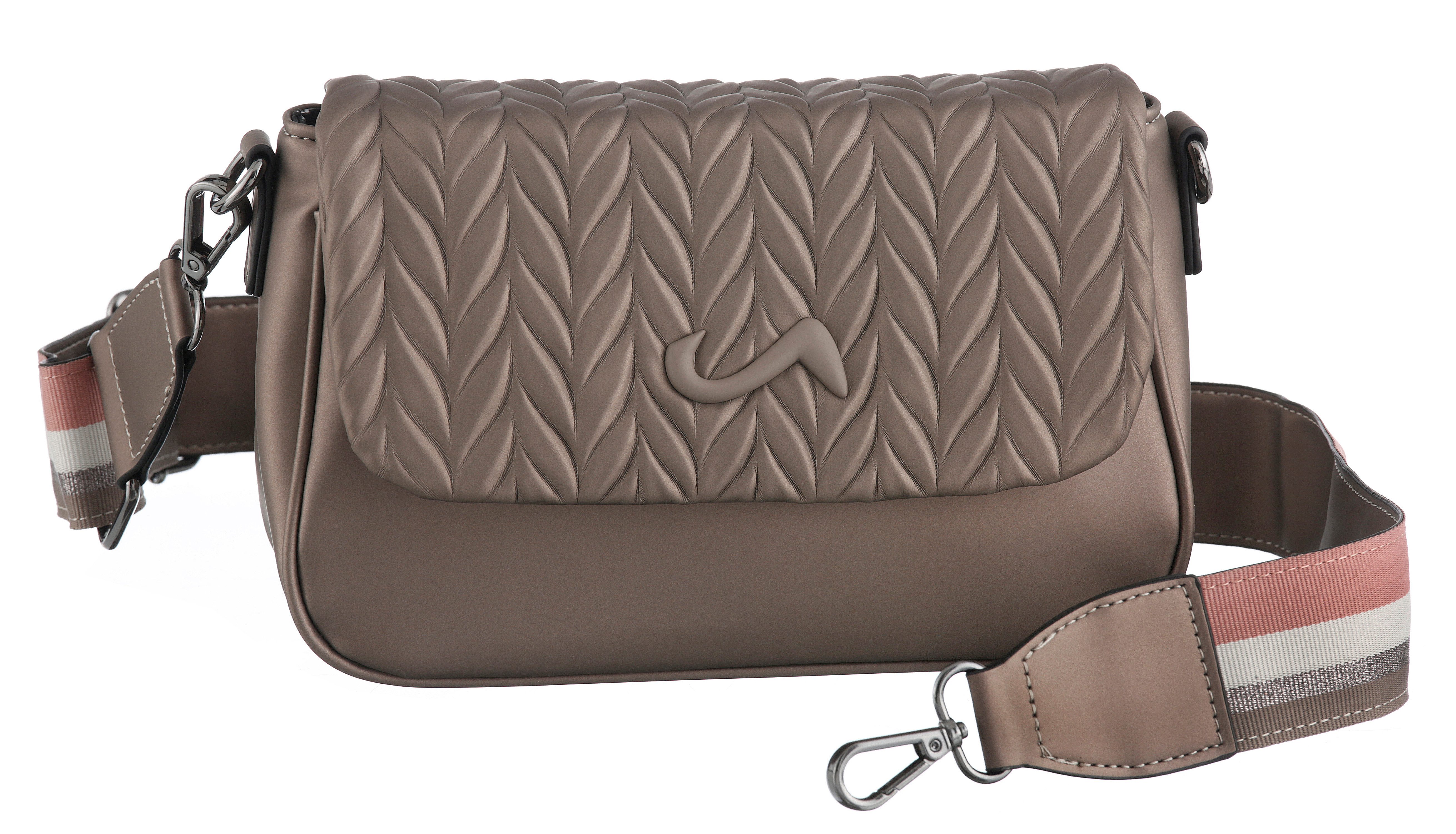 Ara Abendtasche ANNA, Schultertasche, Abendtasche mit modischer Ziersteppung