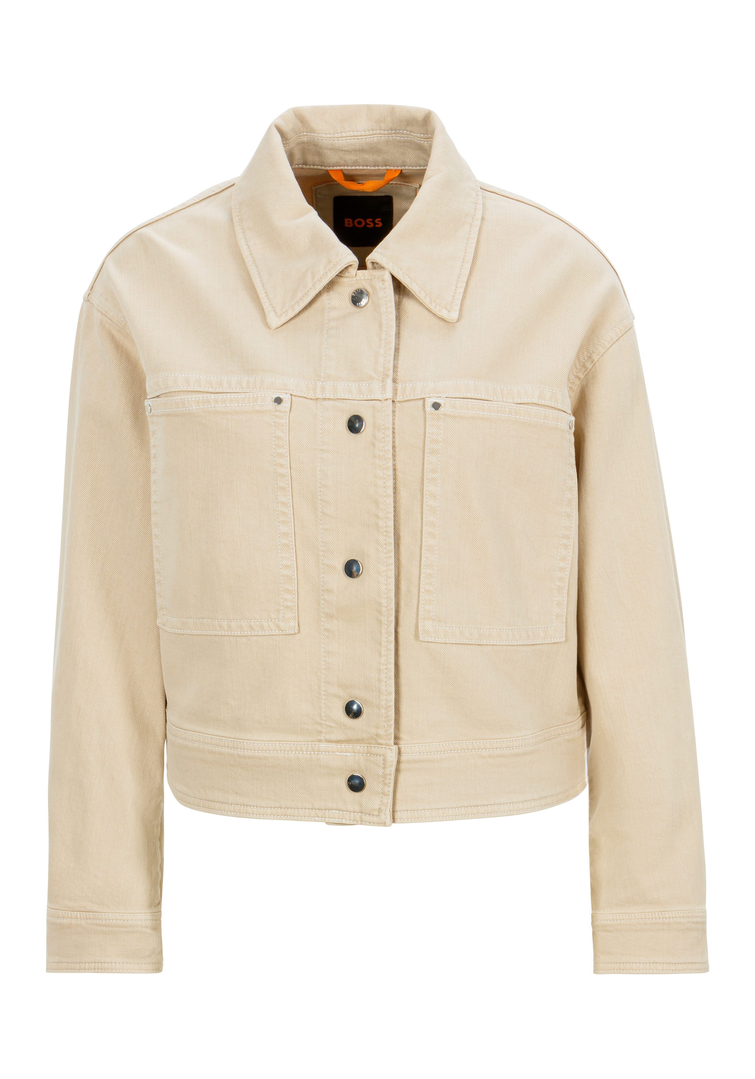 BOSS ORANGE Kurzblazer Jelt-D Premium Damenmode im Biker-Style, cropped günstig online kaufen