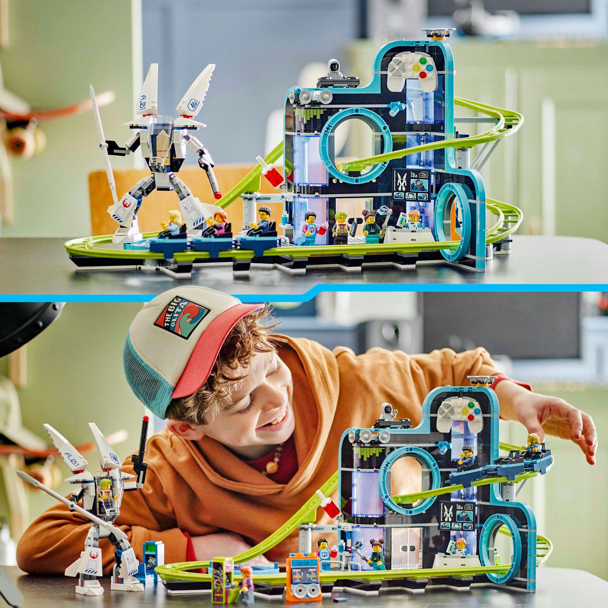 LEGO® Achterbahn mit Roboter-Mech (60421), LEGO günstig online kaufen