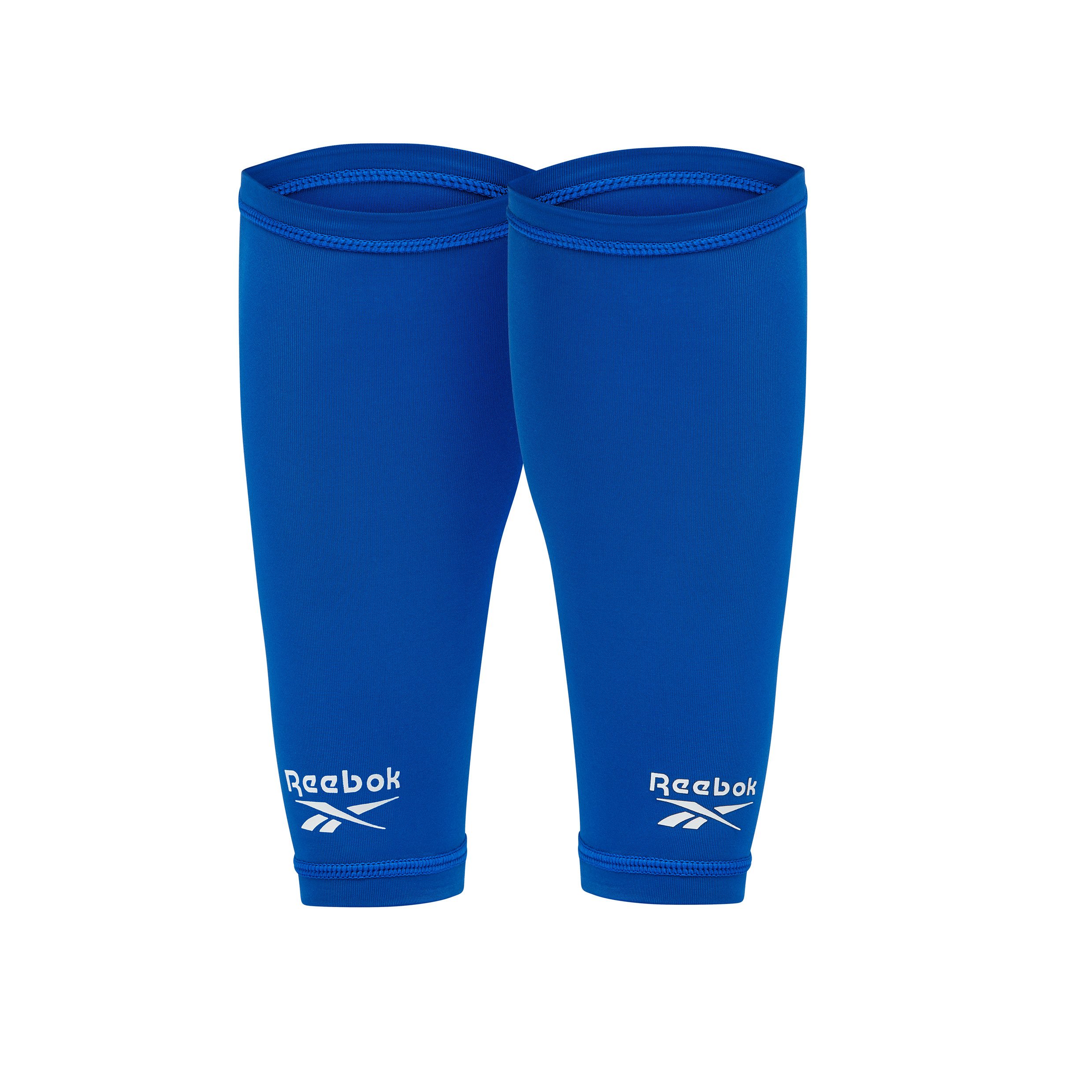 Reebok Bandage Calf Sleeves, Blau, Hilft bei der Temperaturregulierung für weniger Reizungen