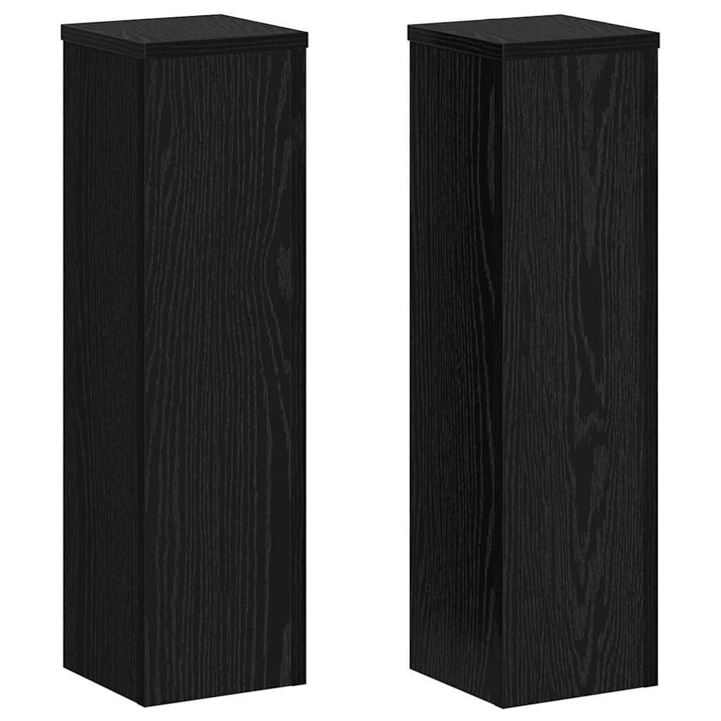 vidaXL Blumenständer Pflanzenständer 2 pcs Schwarze günstig online kaufen