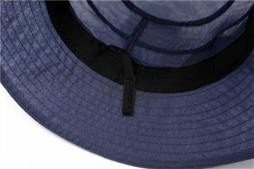 BOTERS Sonnenhut Organza-Bowlerhut für Frauen, runder Hut, Sonnenhut für draußen