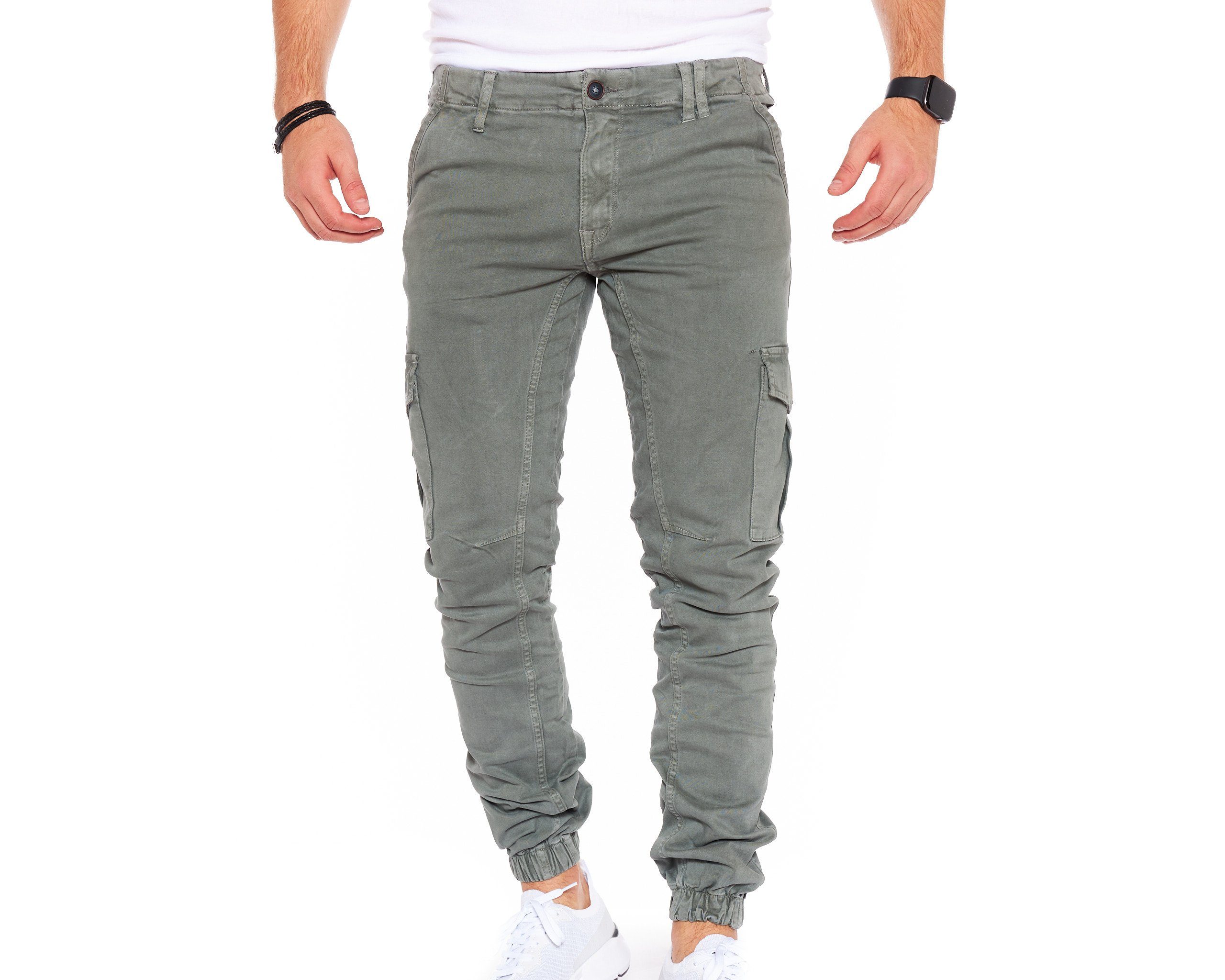 Styleko Chinohose Slim fit Cargohose Herren Cargohose männer Cargohose für Herren Jogger