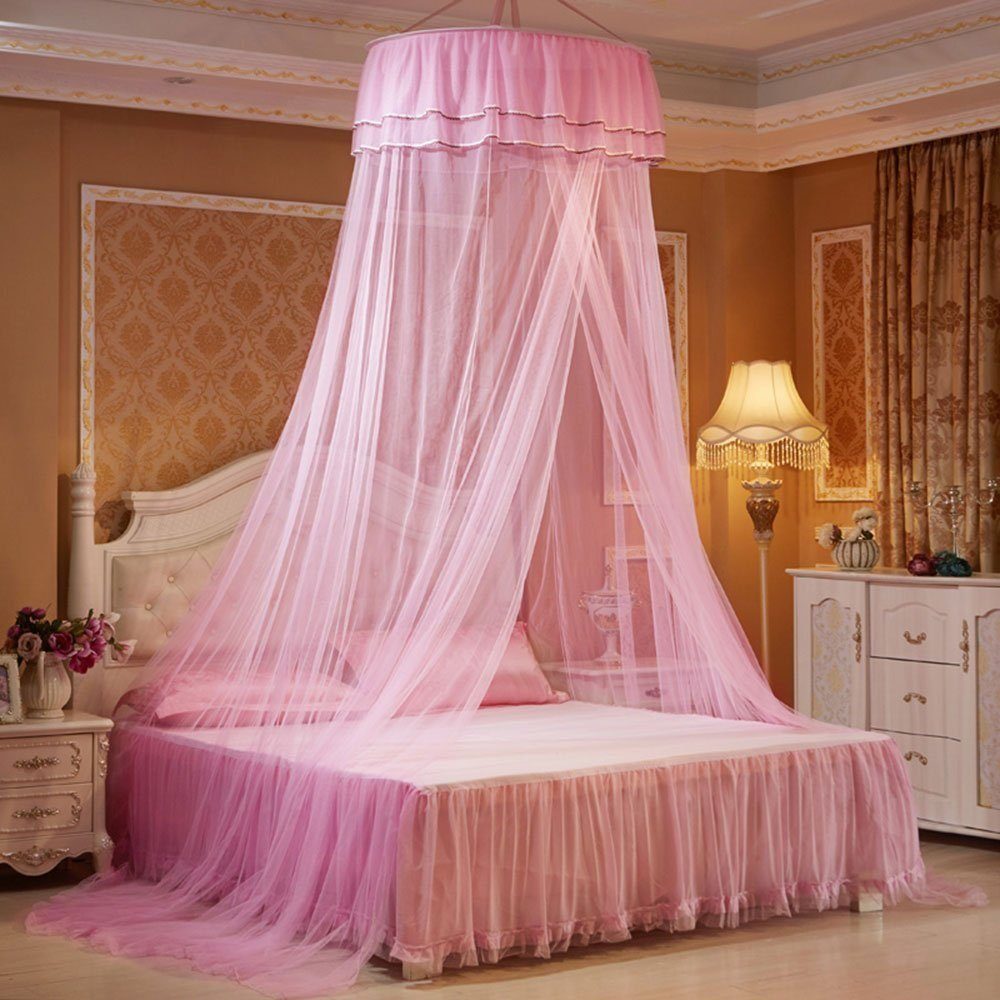 Moskitonetz Deckenmontiertes Moskitonetz, Foldable Bed Canopy with Hook