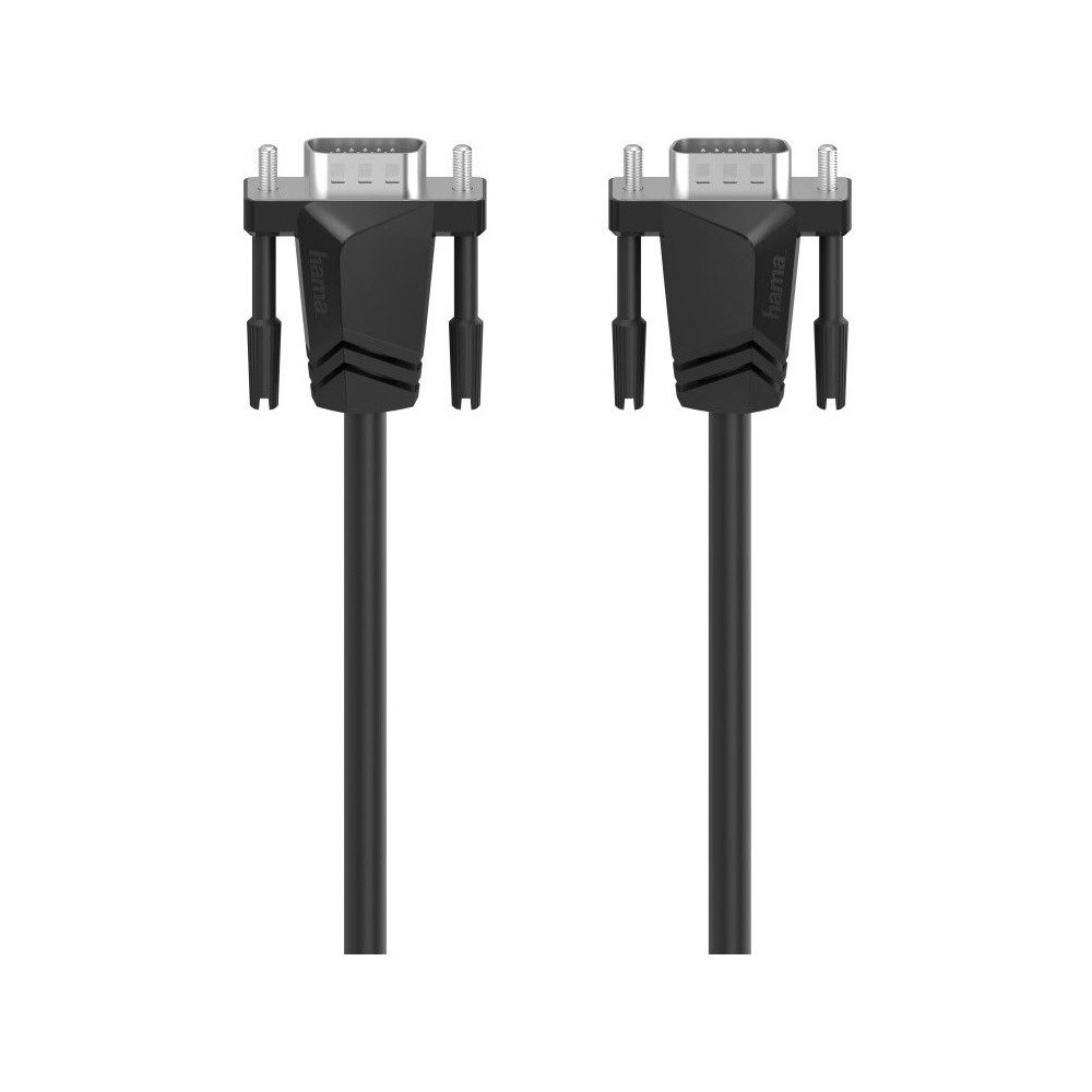 Hama Hama VGA-Kabel 1,5m schwarz für PC und Monitor. Computer-Kabel, VGA, VGA, Hohe Signalqualität