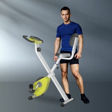 HOMCOM Heimtrainer Fahrradtrainer mit Magnetwiderstand