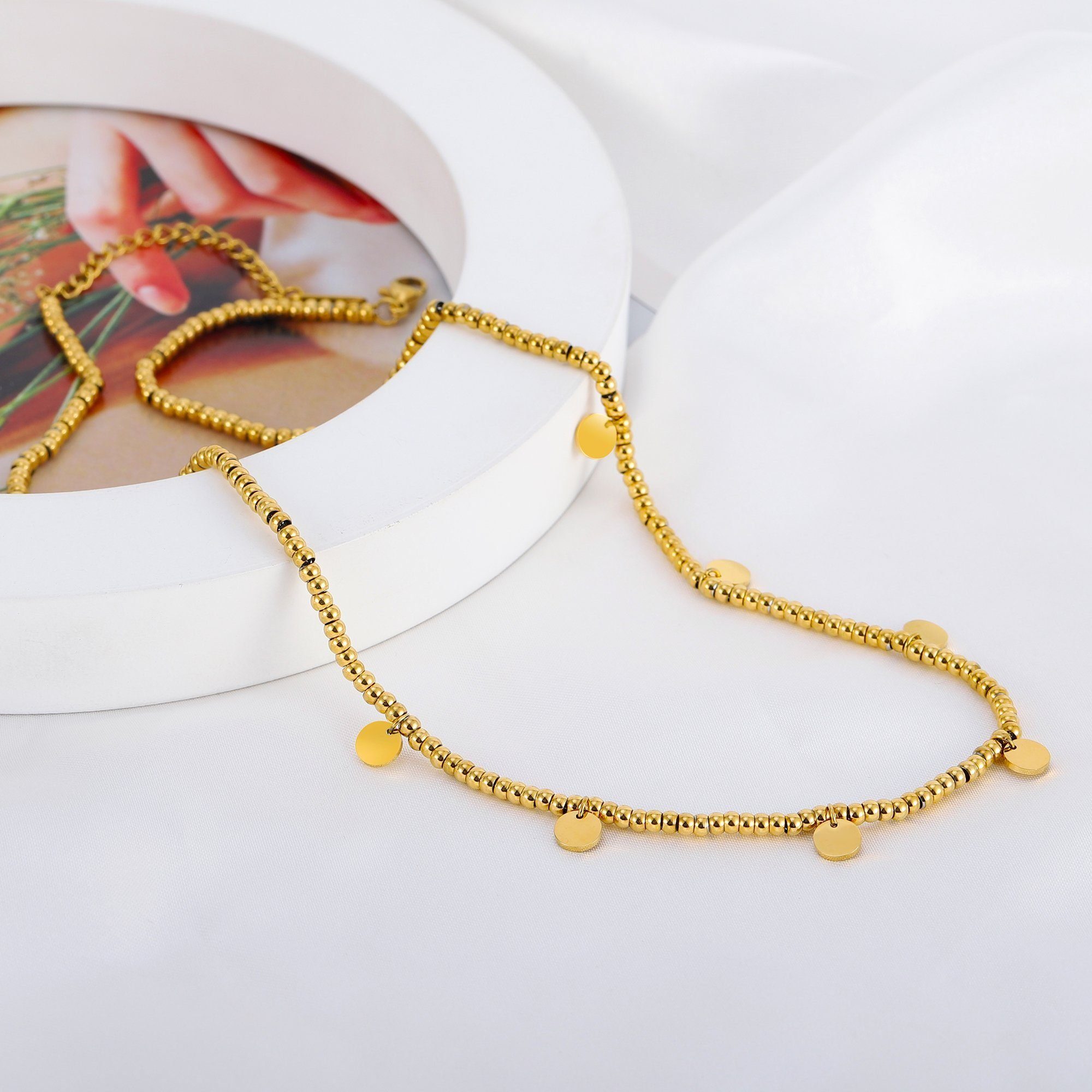 Kim Johanson Collier Aloha (1-tlg), mit Plättchen Coins