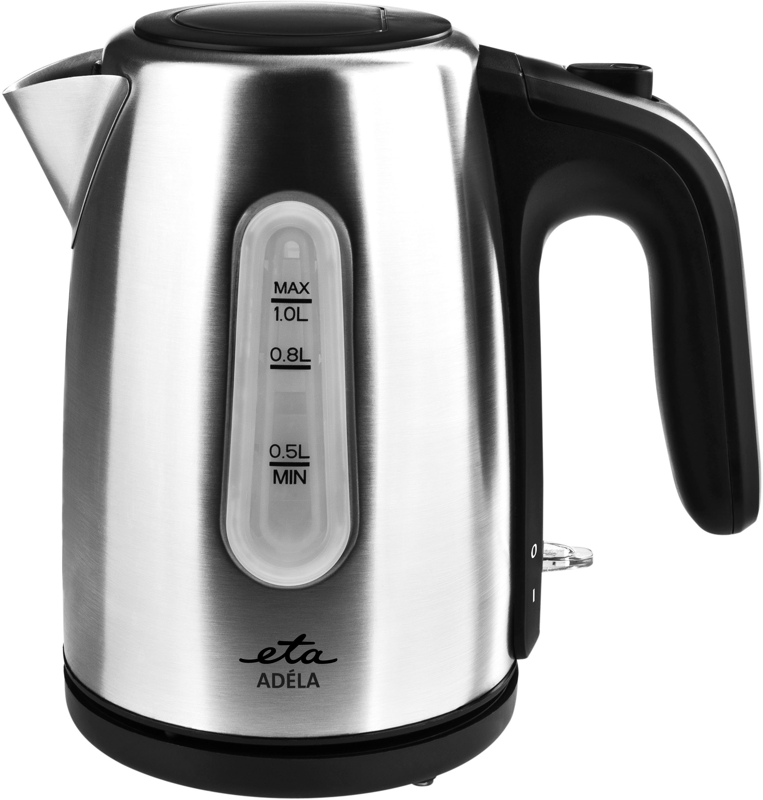 eta Wasserkocher ADÉLA ETA160490000, 1 l, 1600 W, Wasserstandsanzeige, Kontaktsystem, Thermosicherung – Bild 2 von 5