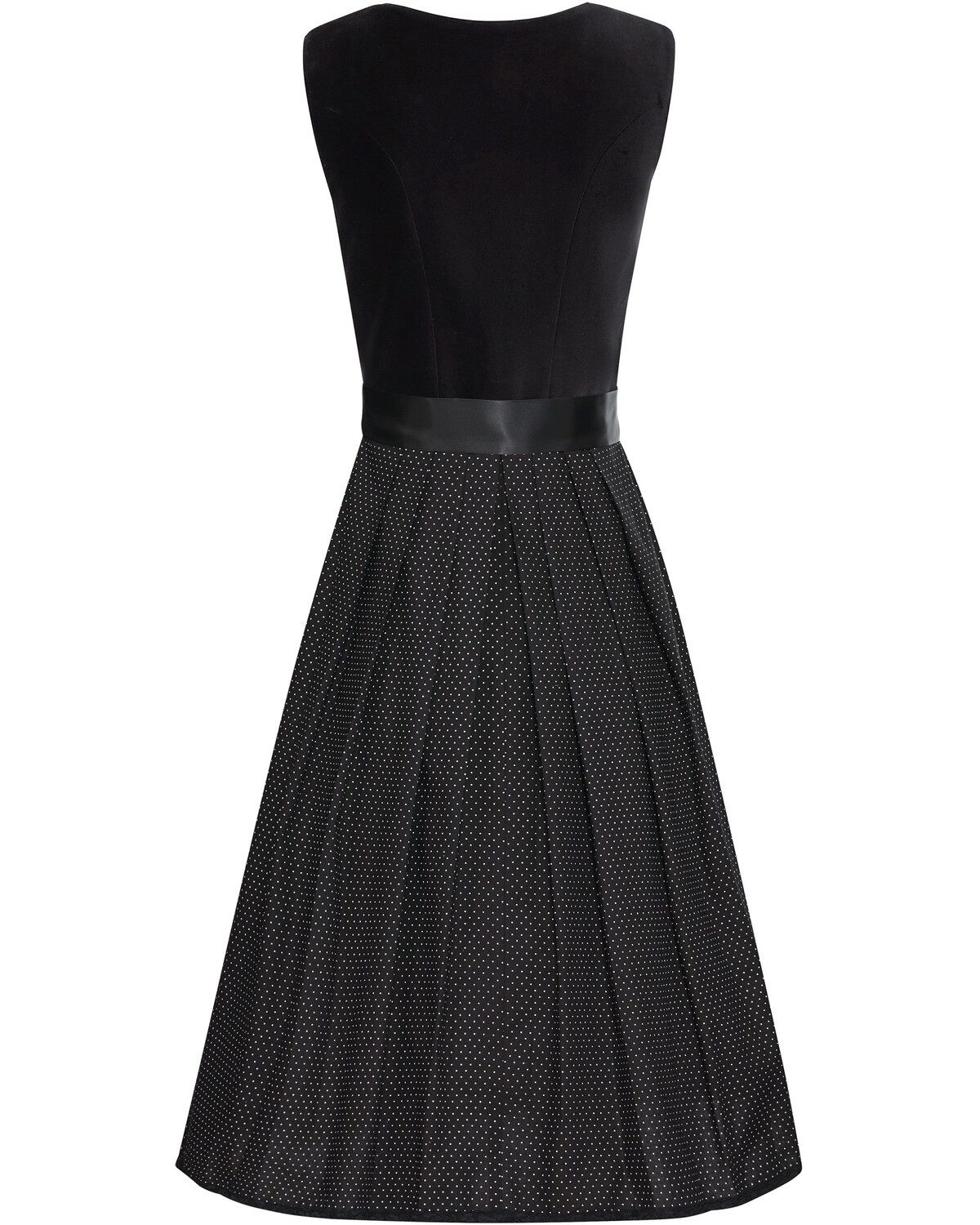 Almsach Dirndl Midi-Samtdirndl