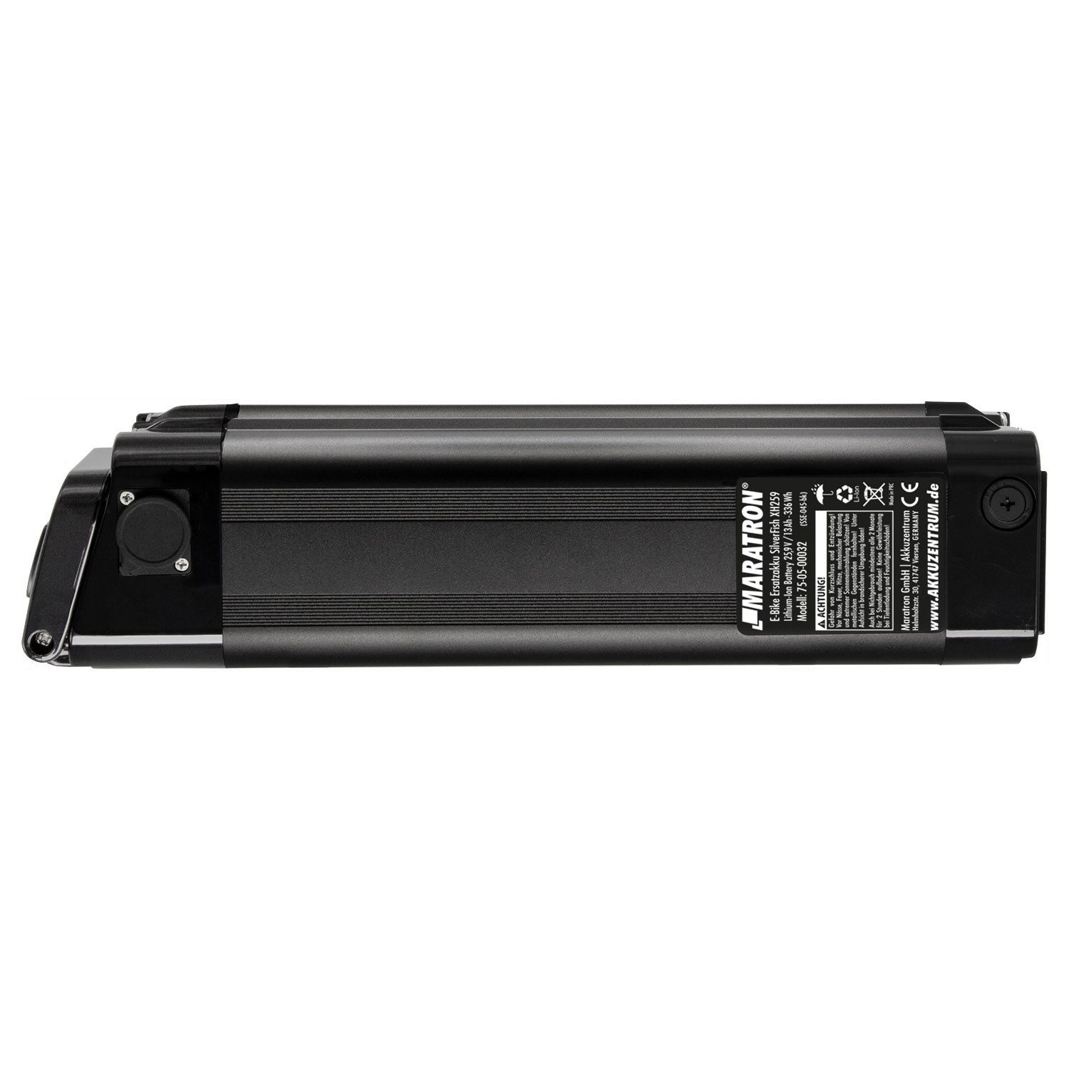 Maratron 24V SilverFish schwarz E-Bike Akku 13Ah (1 St), für Aldi Prophete MiFa Trio Samsung Zündapp u.v.m.
