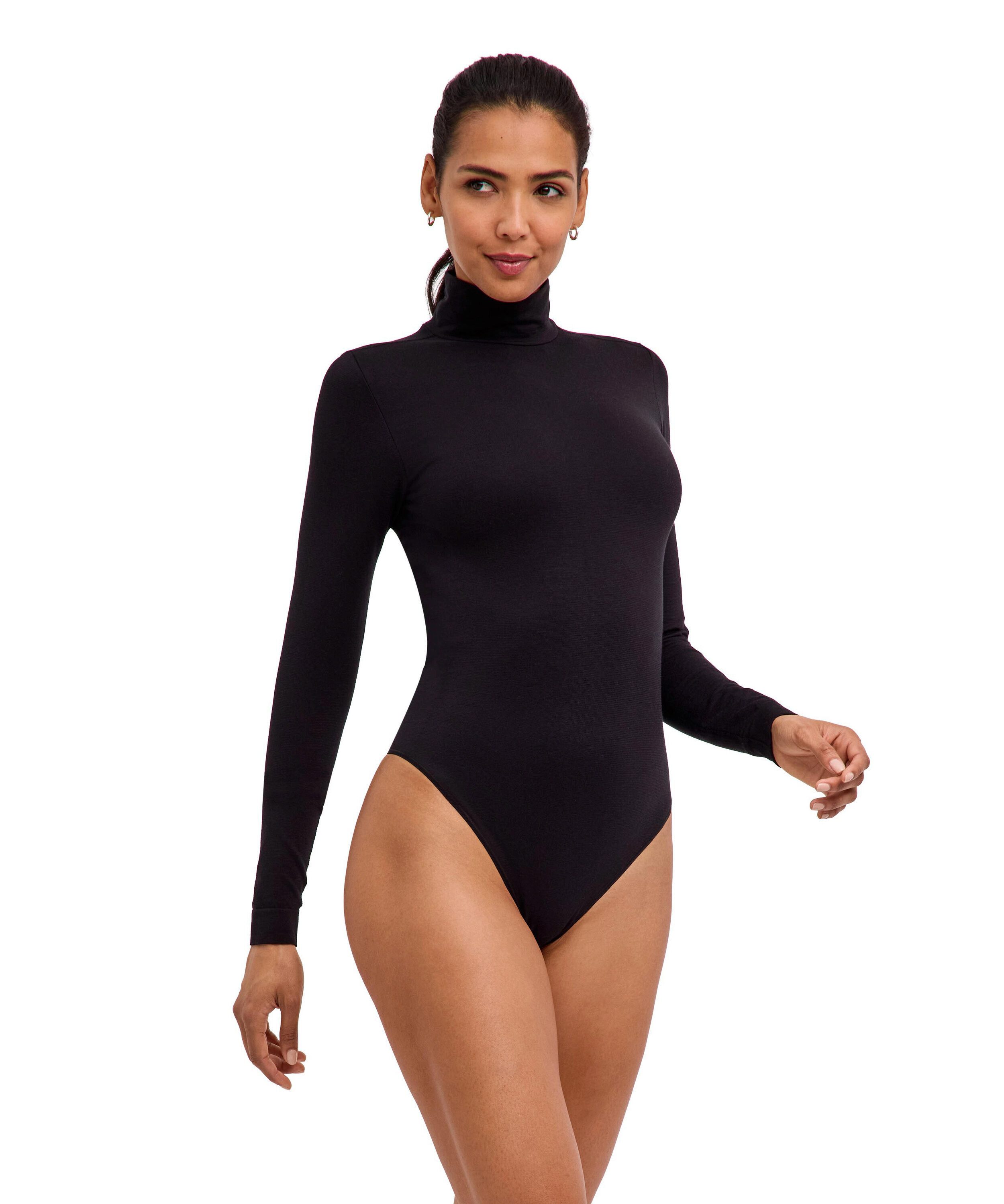 FALKE Body FALKE Timeless Cotton Stand Collar String Damen (1-tlg)