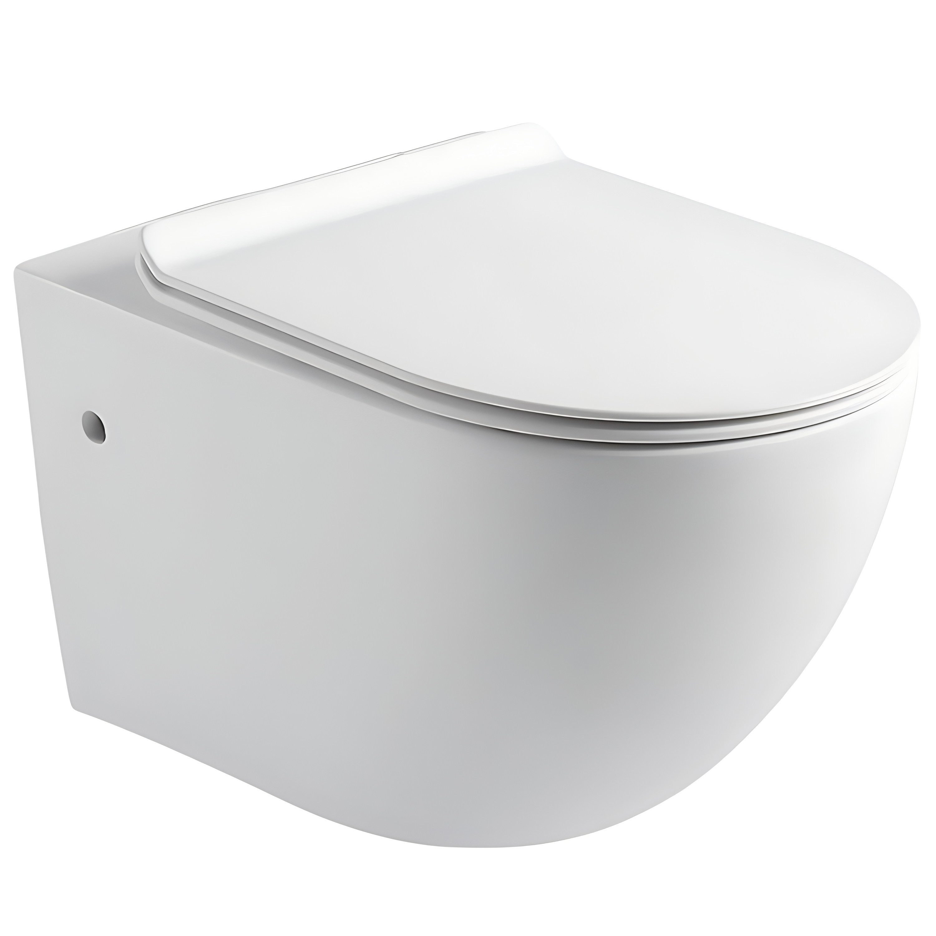 WC-Komplettset Spülrandlos abnehmbarer WC Sitz mit Softclose (W011)